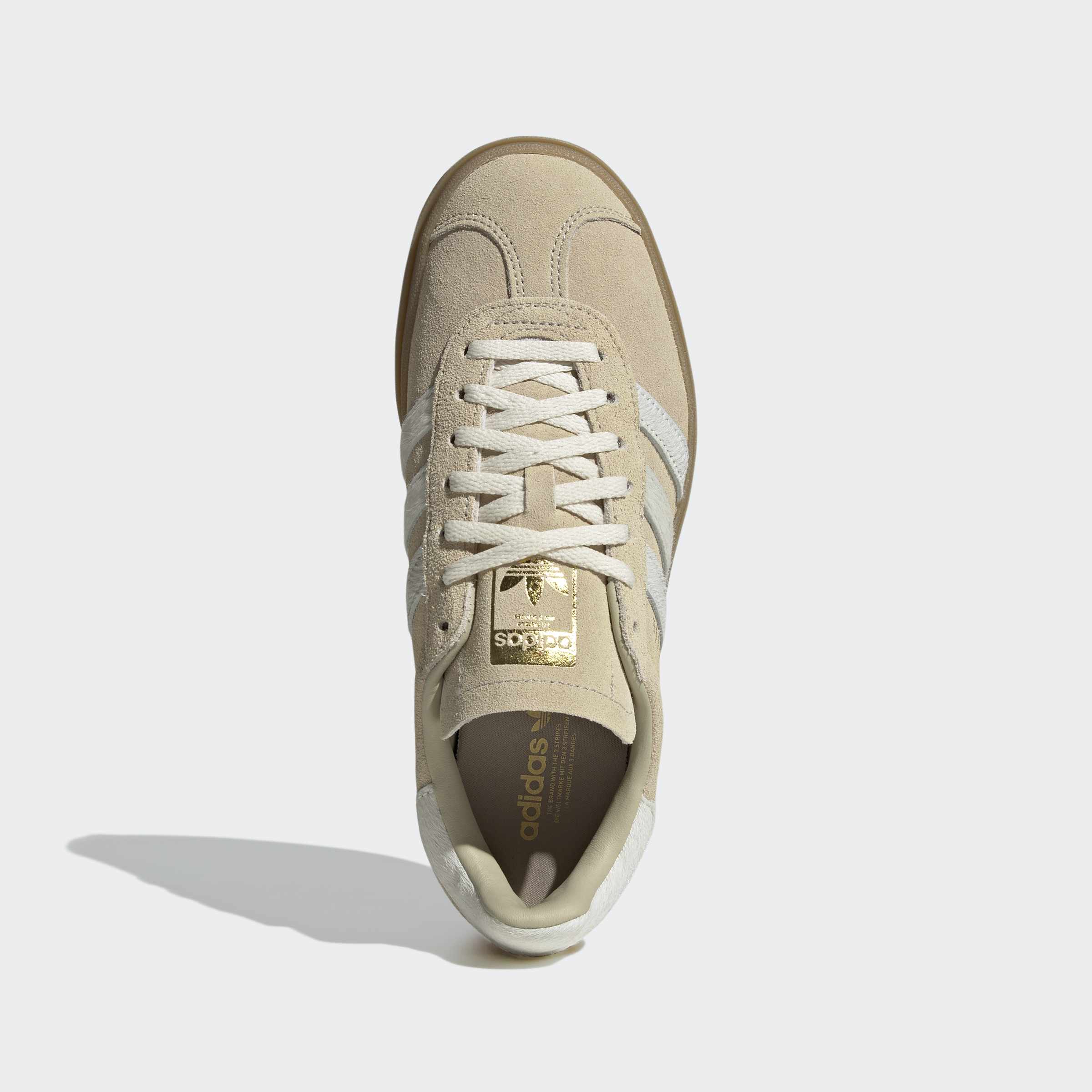 Women's adidas Originals Gazelle Bold Shoes Stone Khaki