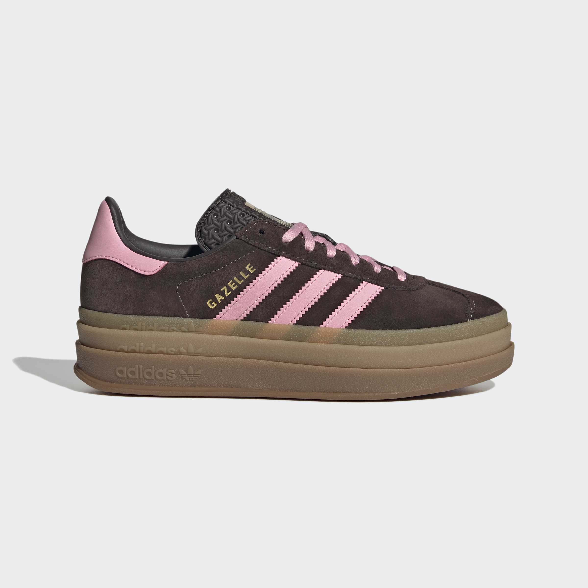 Women's adidas Originals Gazelle Bold Shoes Aurora Coffee