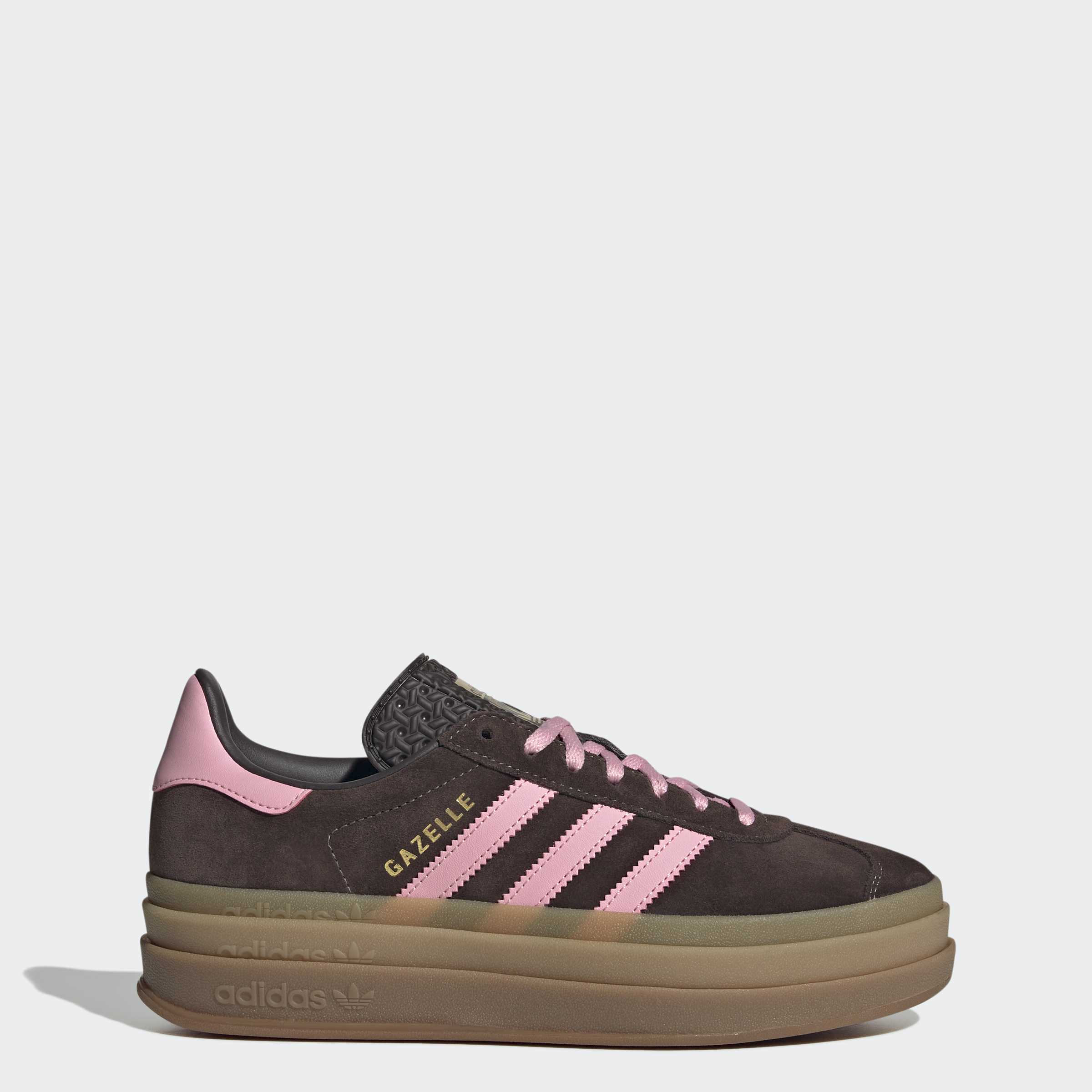 Women's adidas Originals Gazelle Bold Shoes Aurora Coffee