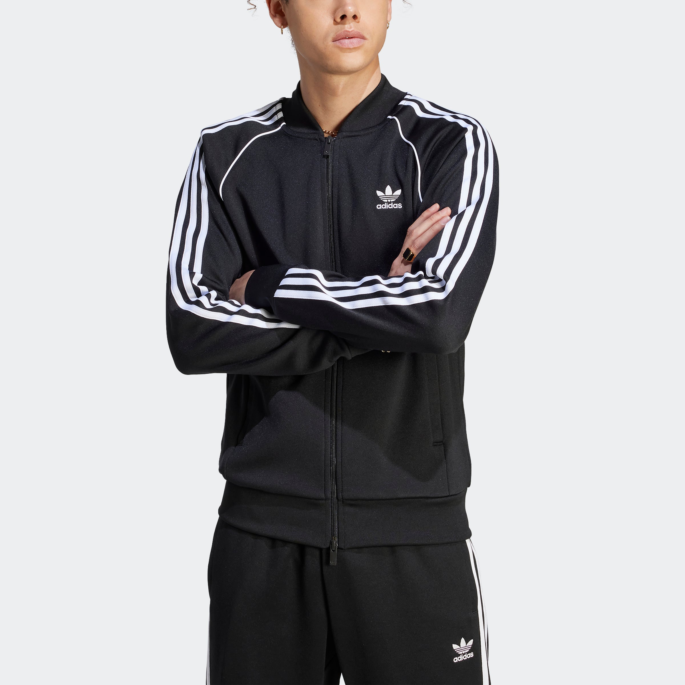 Men's adidas Originals Adicolor Classics SST Track Jacket Black