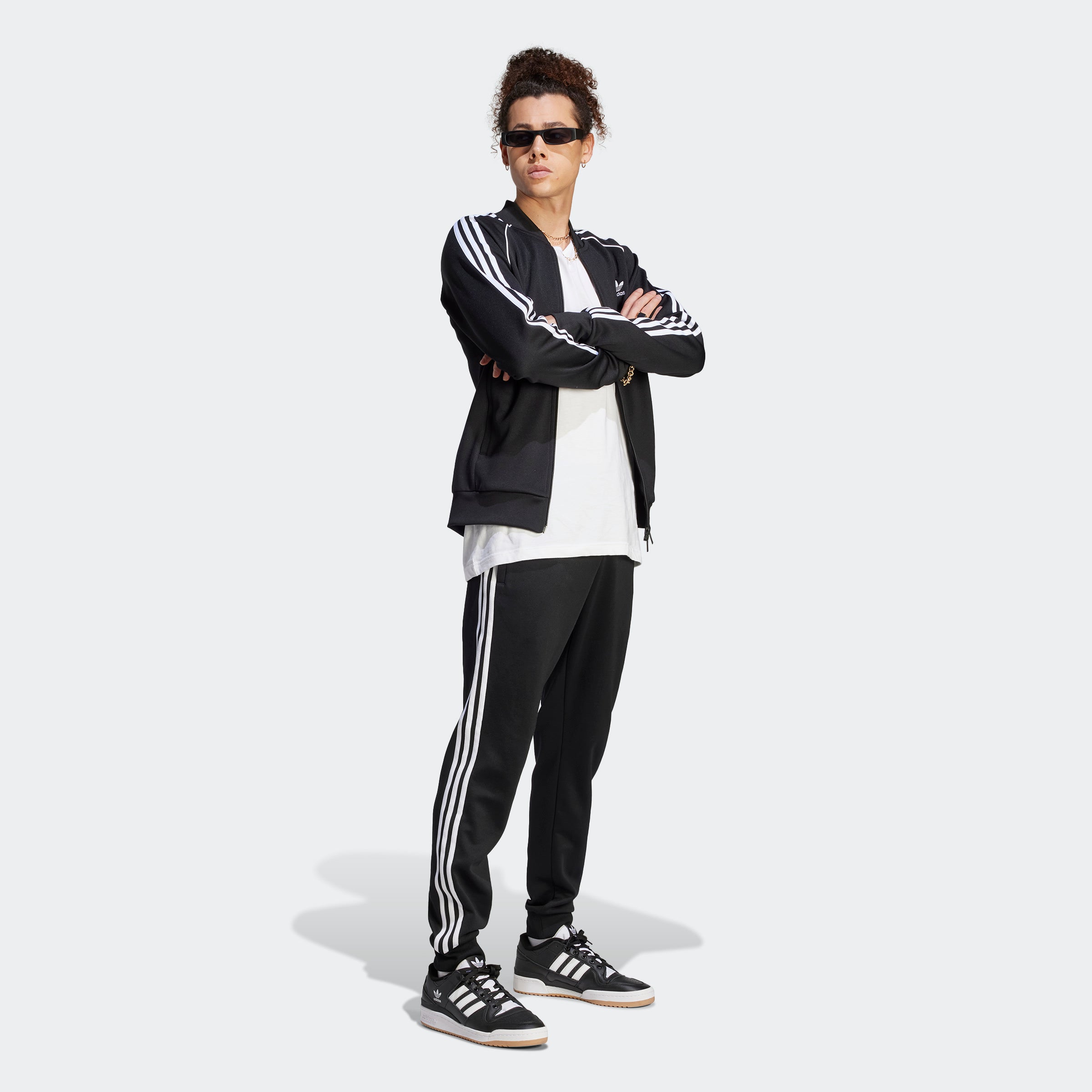 Men's adidas Originals Adicolor Classics SST Track Jacket Black