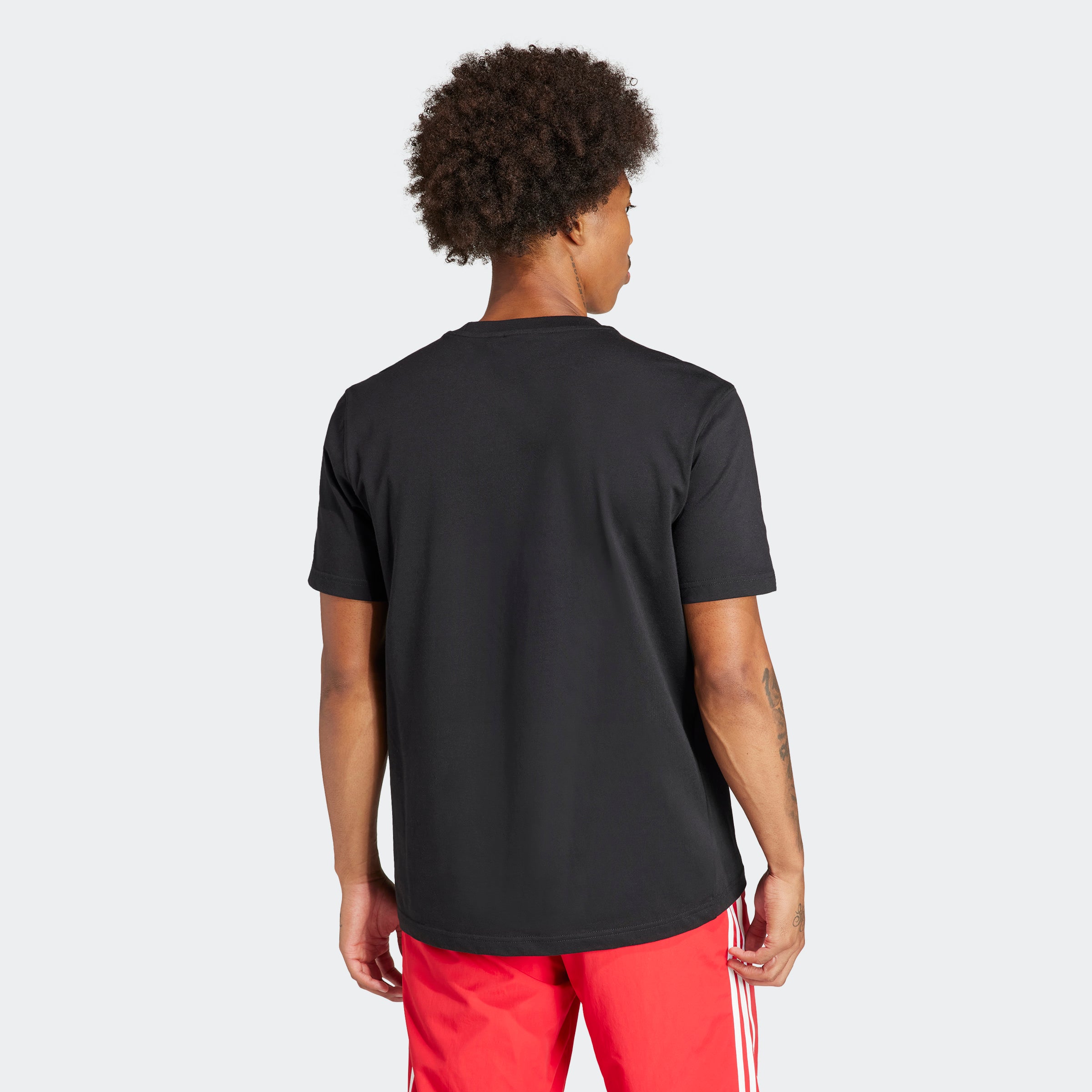 Men’s adidas Originals Adicolor Trefoil Tee Black