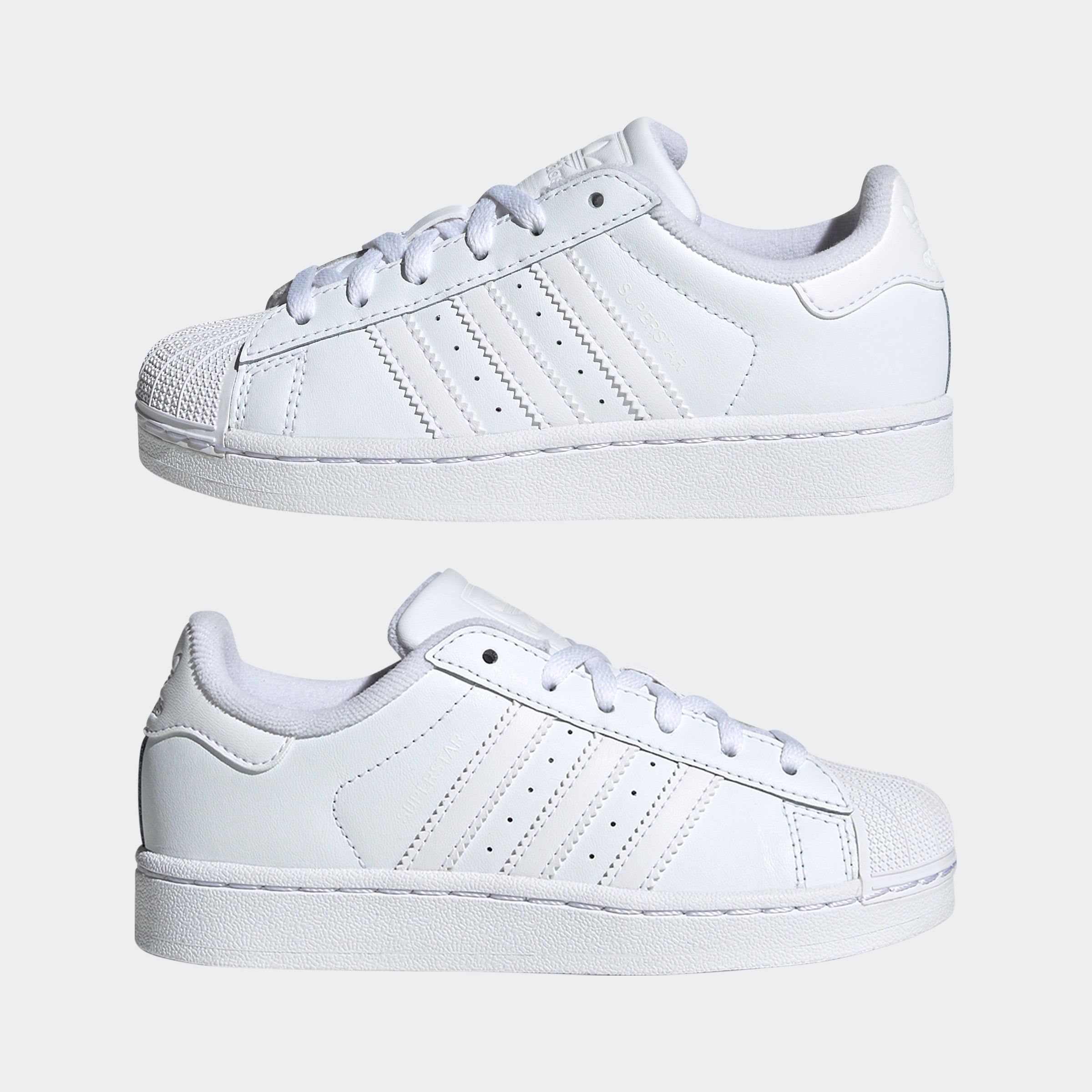 Little Kids adidas Originals Superstar II Shoes White