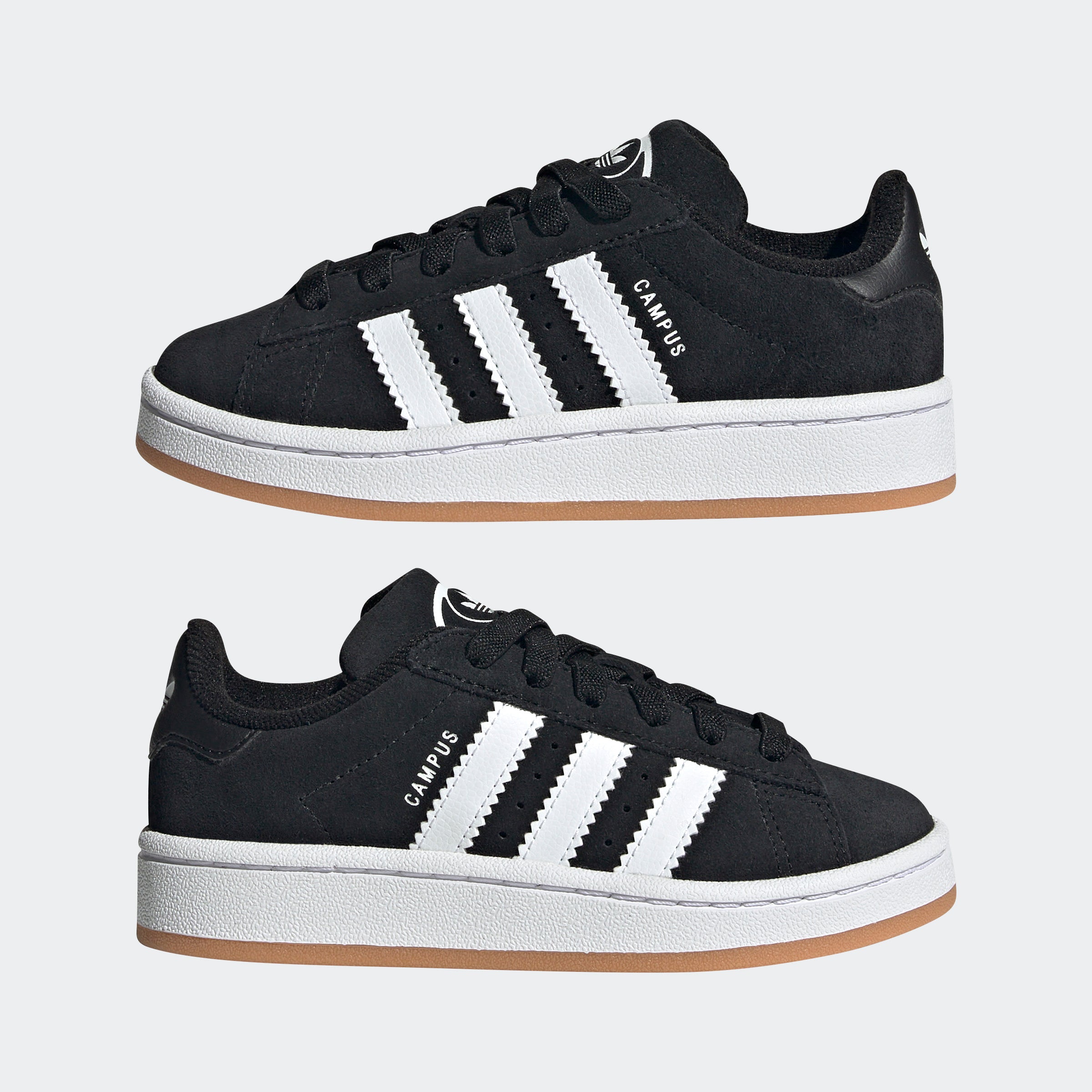 Little Kids adidas Originals Campus 00s Elastic Lace Shoes Core Black