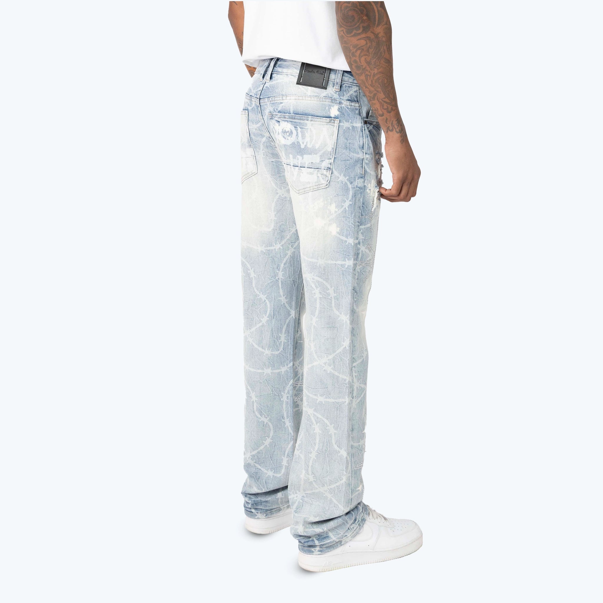 Men's Smoke Rise Long Straight Dystopia Jeans Cobra Blue