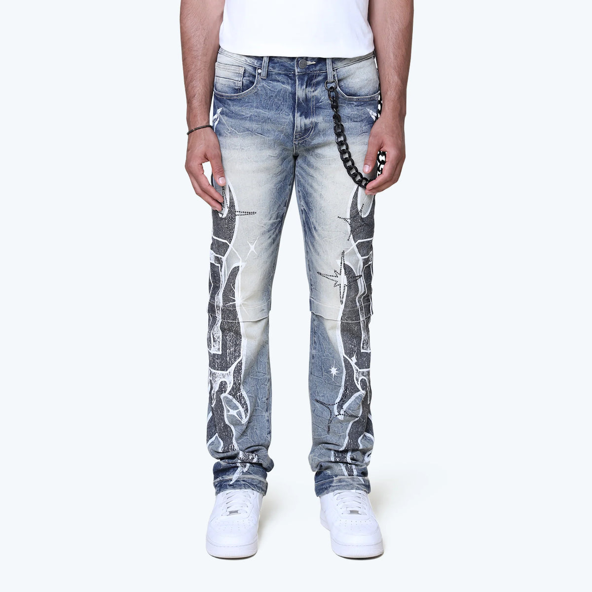 Men's Smoke Rise Long Straight Unbreakable Jeans Hazel Blue