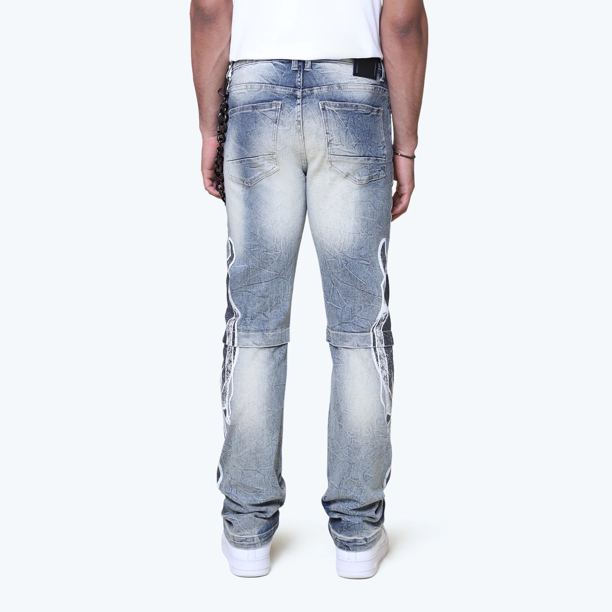 Men's Smoke Rise Long Straight Unbreakable Jeans Hazel Blue