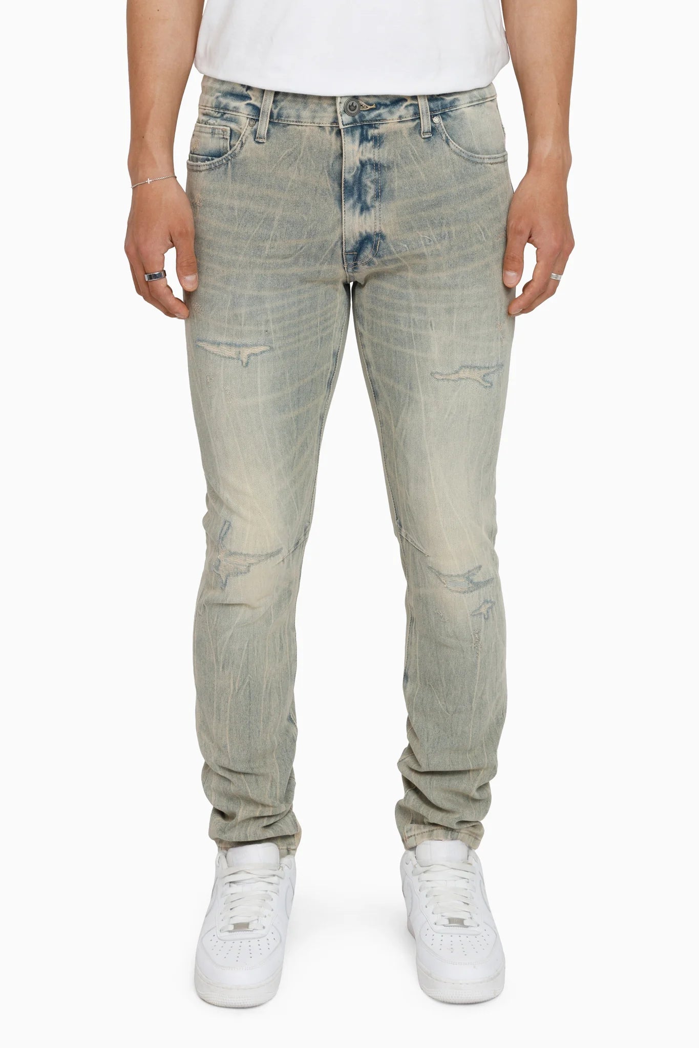 Men's Smoke Rise Vintage Washed Jeans Eden Blue