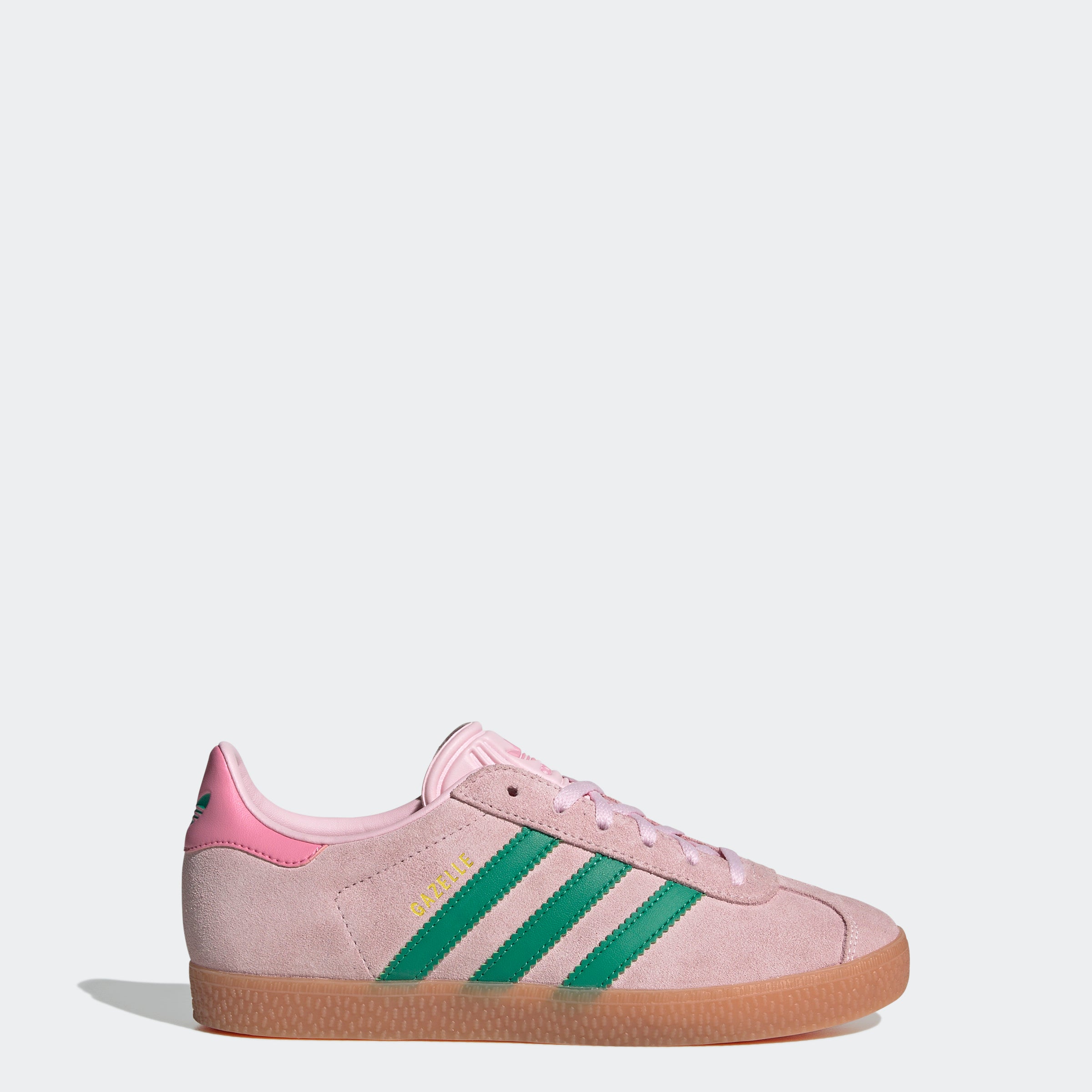 Big Kids adidas Originals Gazelle Shoes Clear Pink