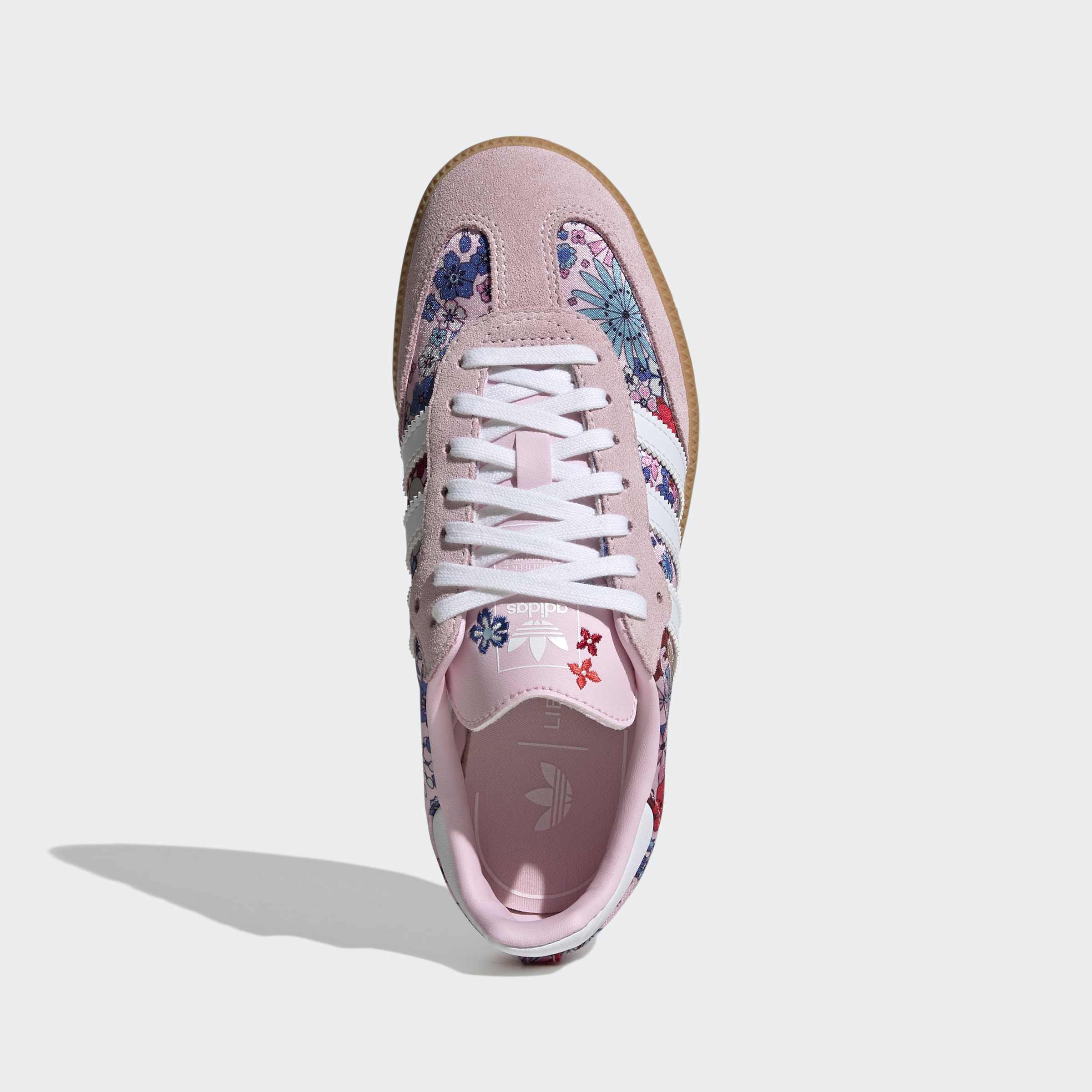 Big Kids adidas Originals Samba OG x Liberty London Shoes Clear Pink