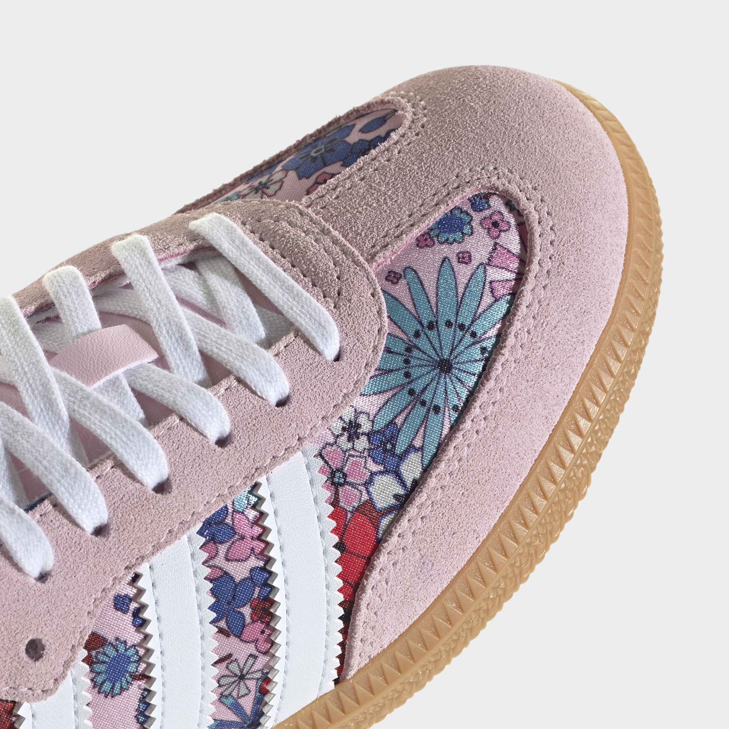 Big Kids adidas Originals Samba OG x Liberty London Shoes Clear Pink
