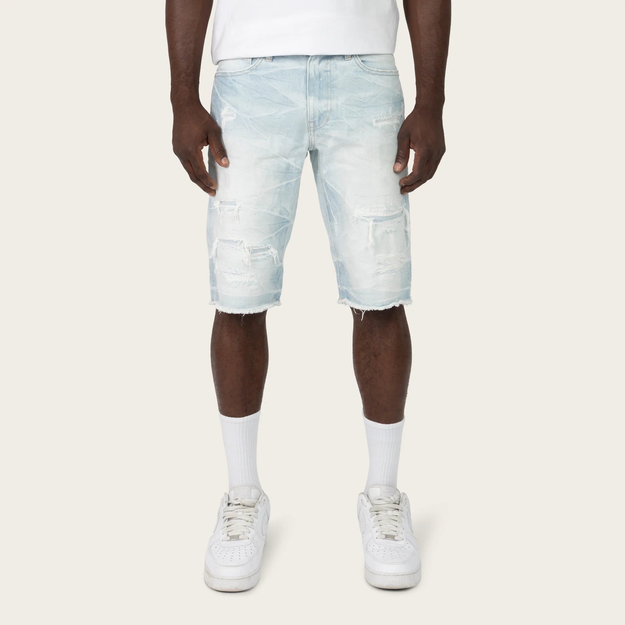 Men's Smoke Rise 12" Slim Essential Jean Shorts Peyton Blue