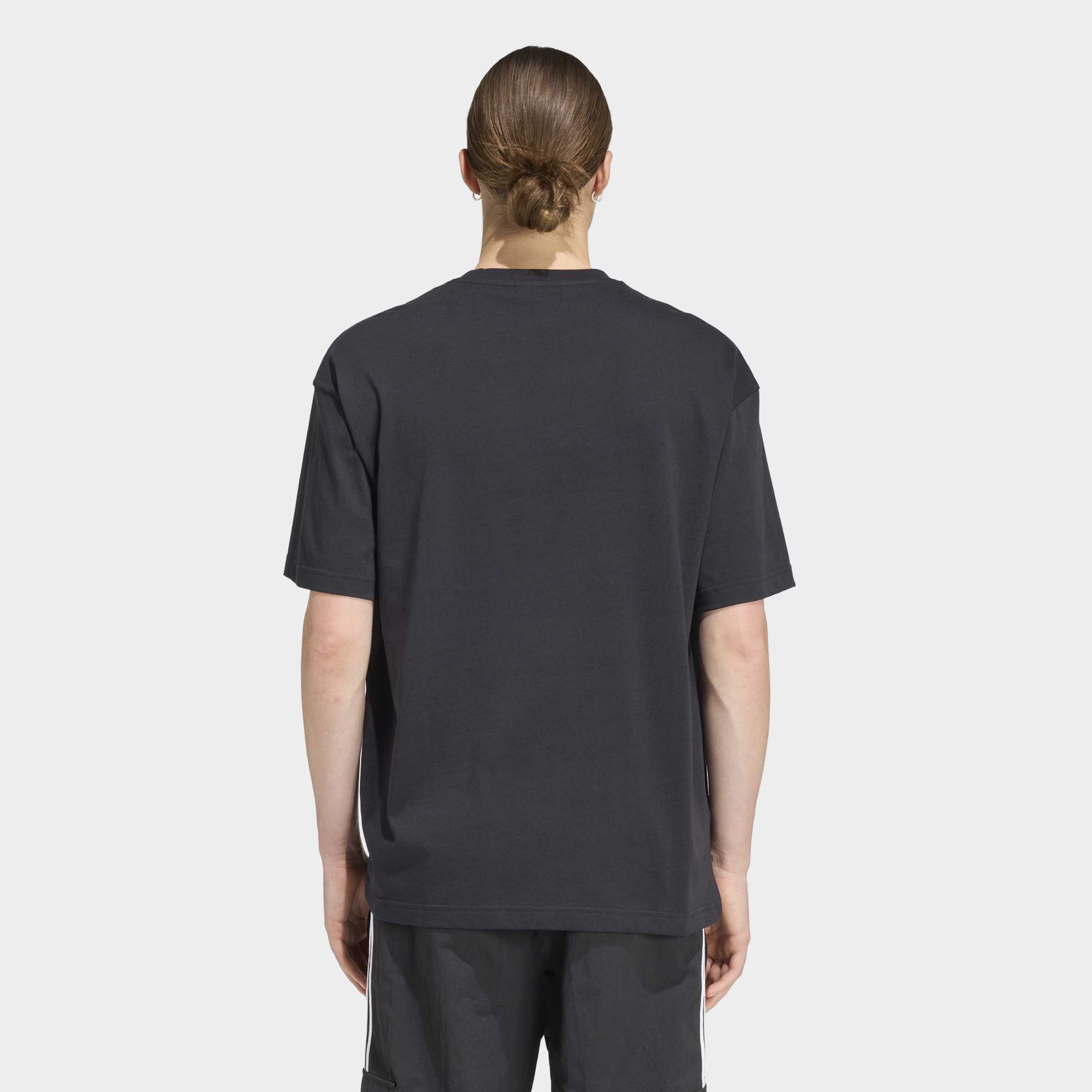 Men's adidas Originals Adicolor Trefoil Tee Black
