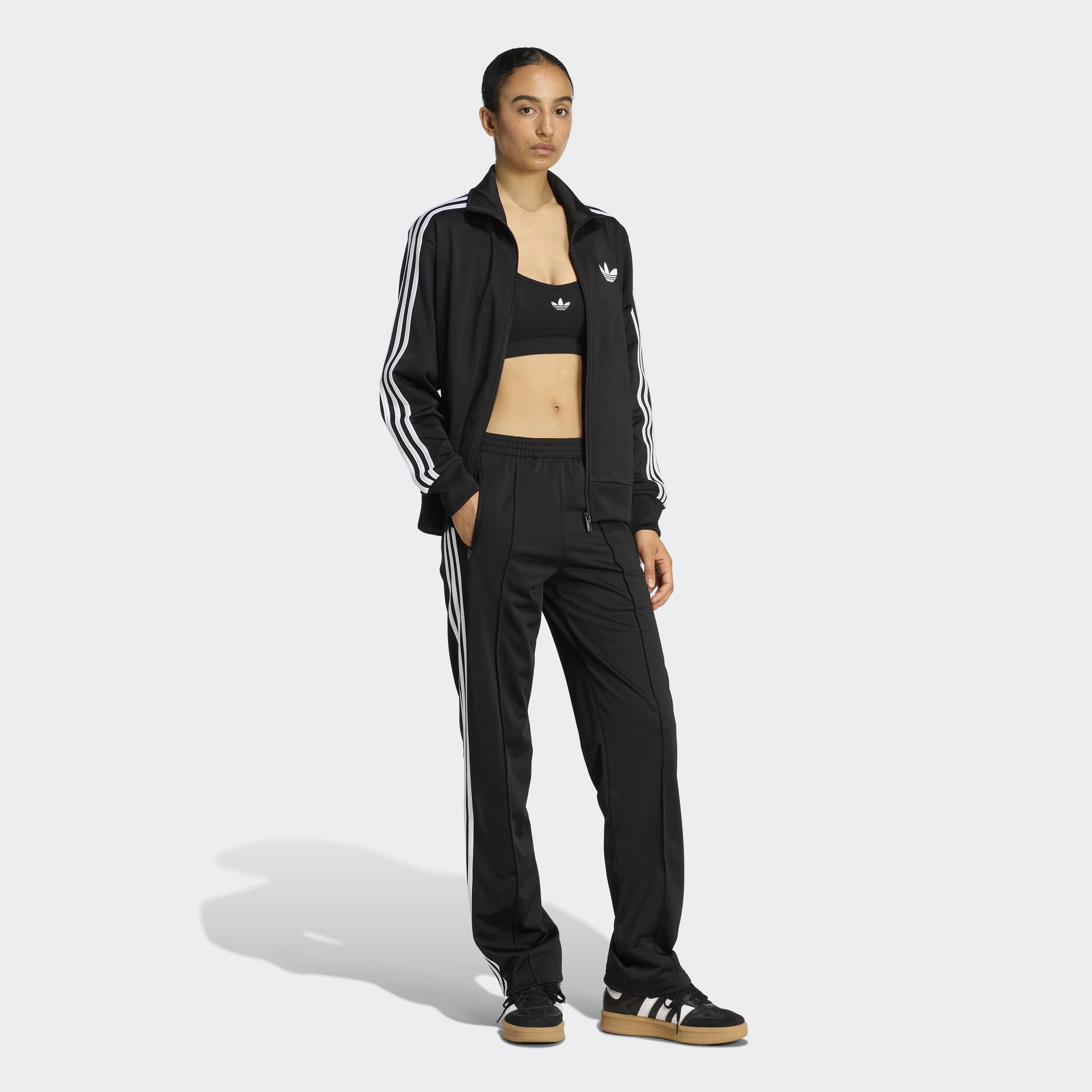 Women's adidas Originals Firebird Classic Track Pants Black/White