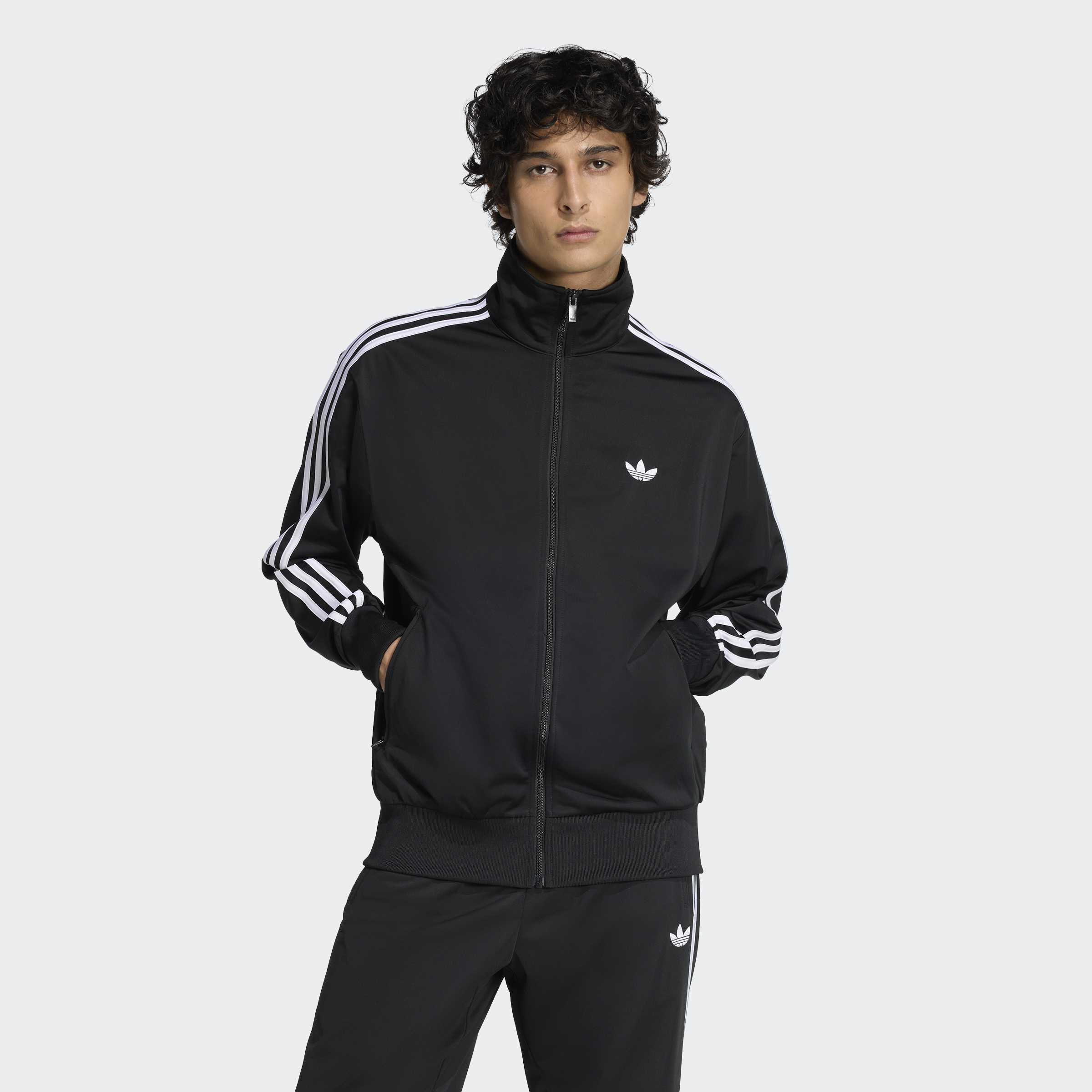 Men's adidas Originals Firebird Track Jacket Black