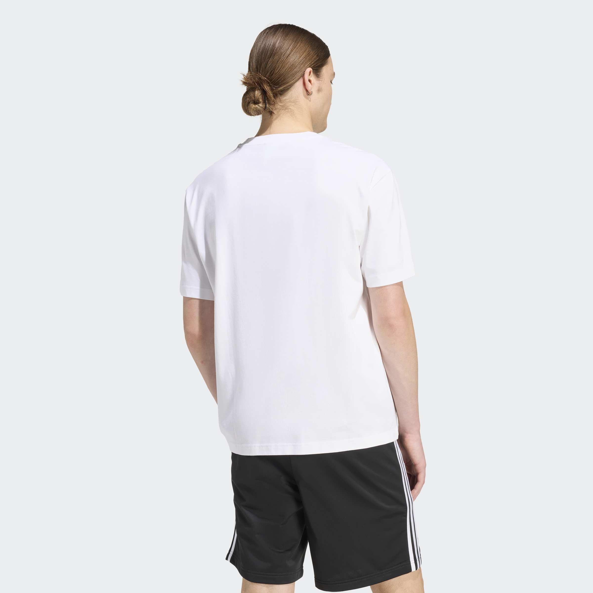 Men's adidas Originals Adicolor Trefoil Tee White