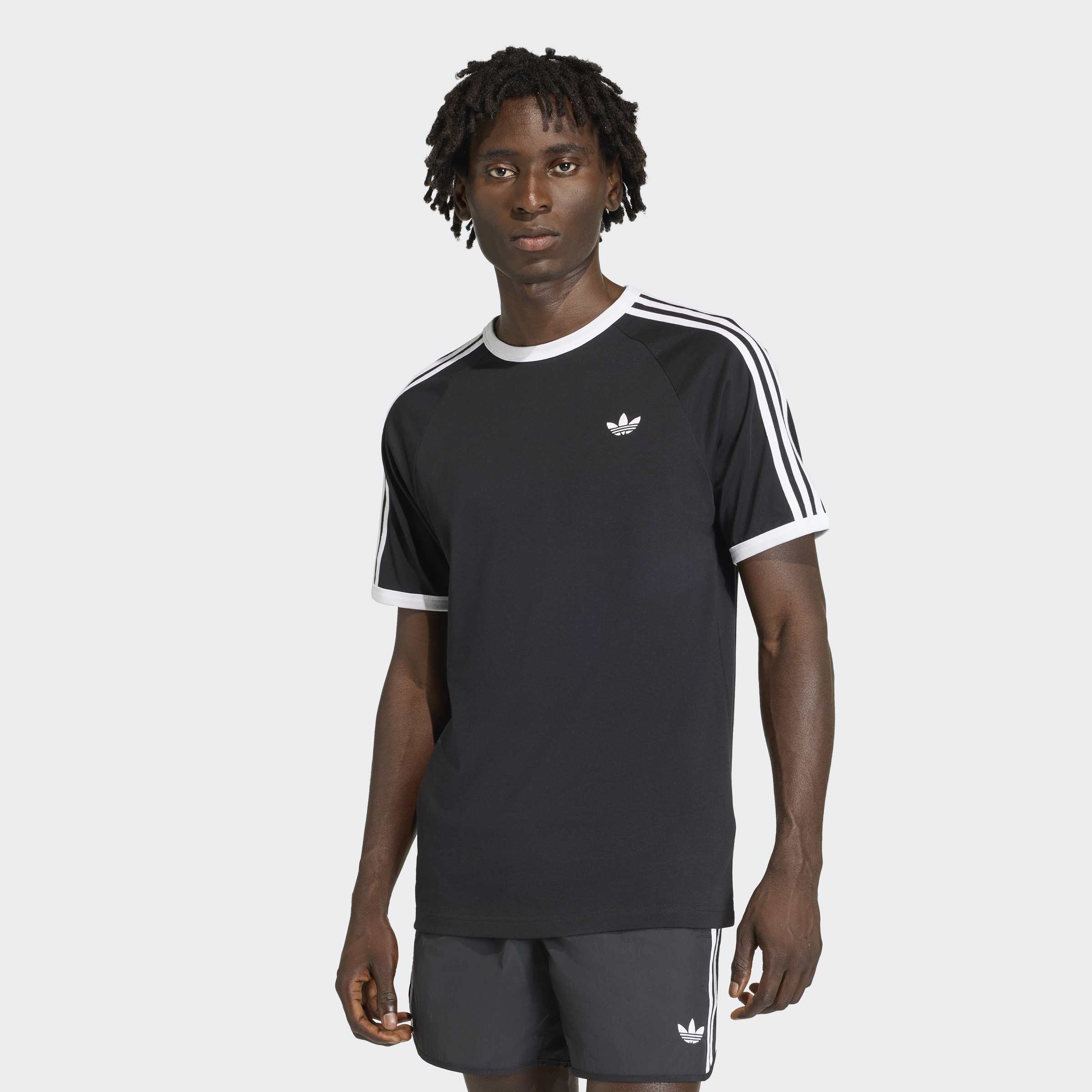 Men's adidas Originals 3-Stripes T-Shirt Black