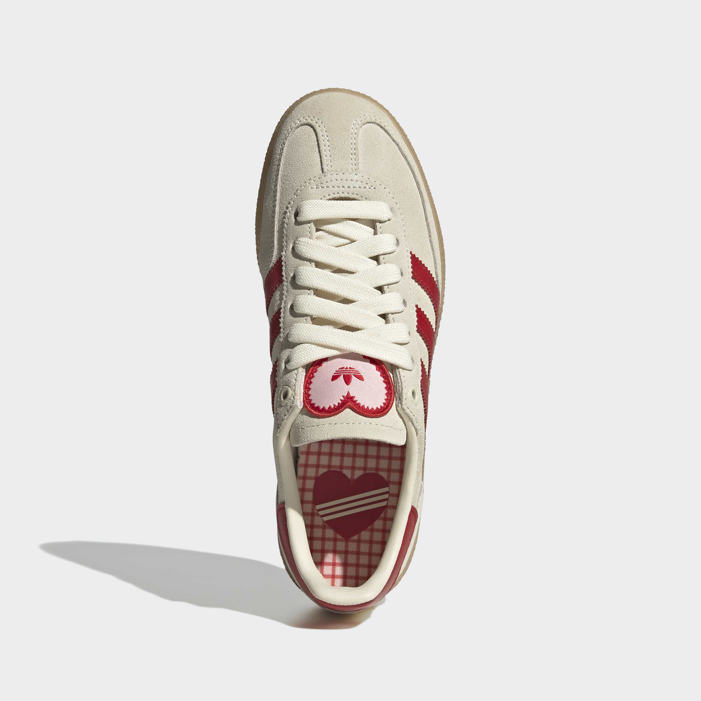 Women's adidas Originals Handball Spezial Shoes Cream White / Better Scarlet