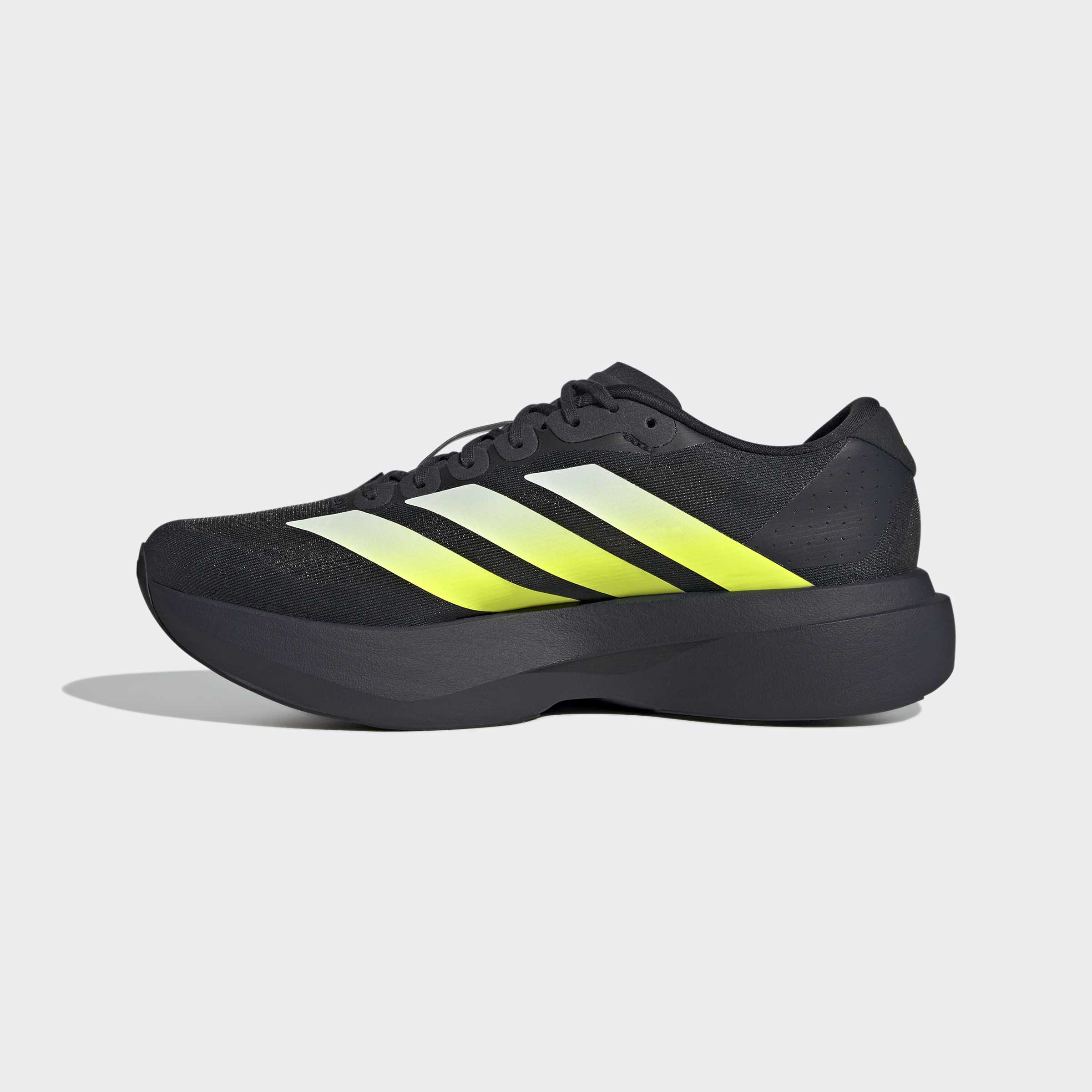 Men's adidas Running Adizero EVO SL Shoes Night Grey/Solar Yellow