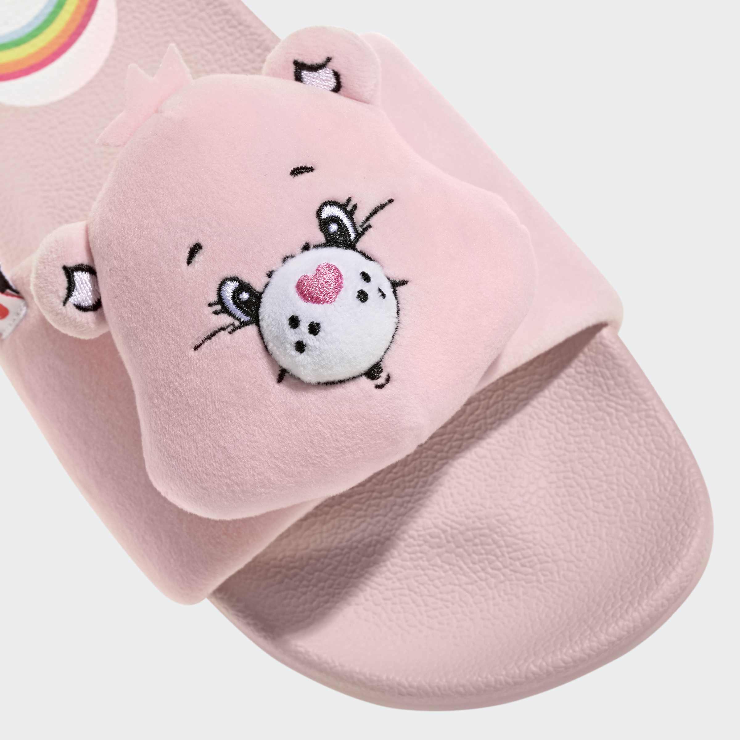 Women's adidas Originals X Care Bears Adilette Slide Pink