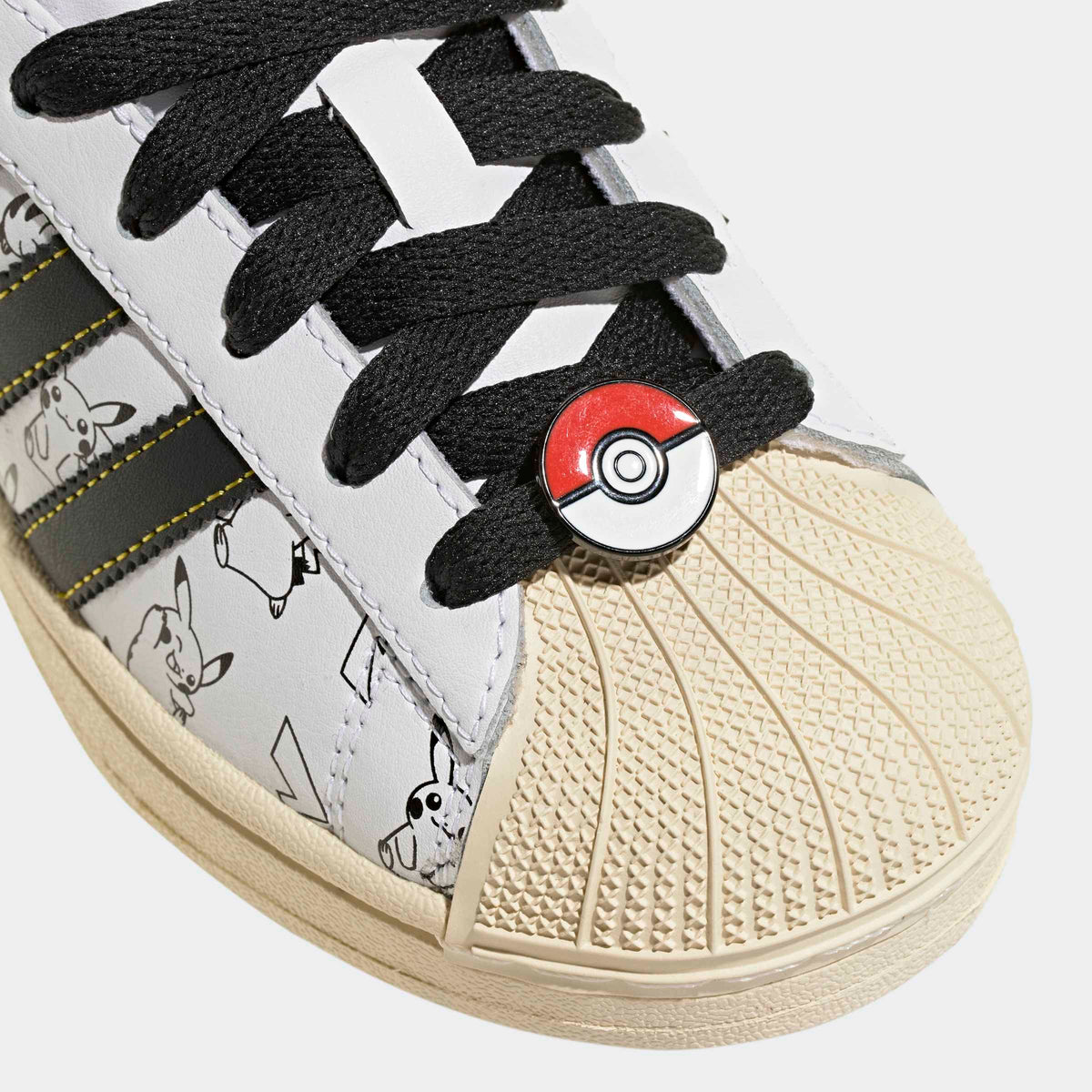 Big Kids adidas Originals Superstar II Shoes Pokémon Pikachu