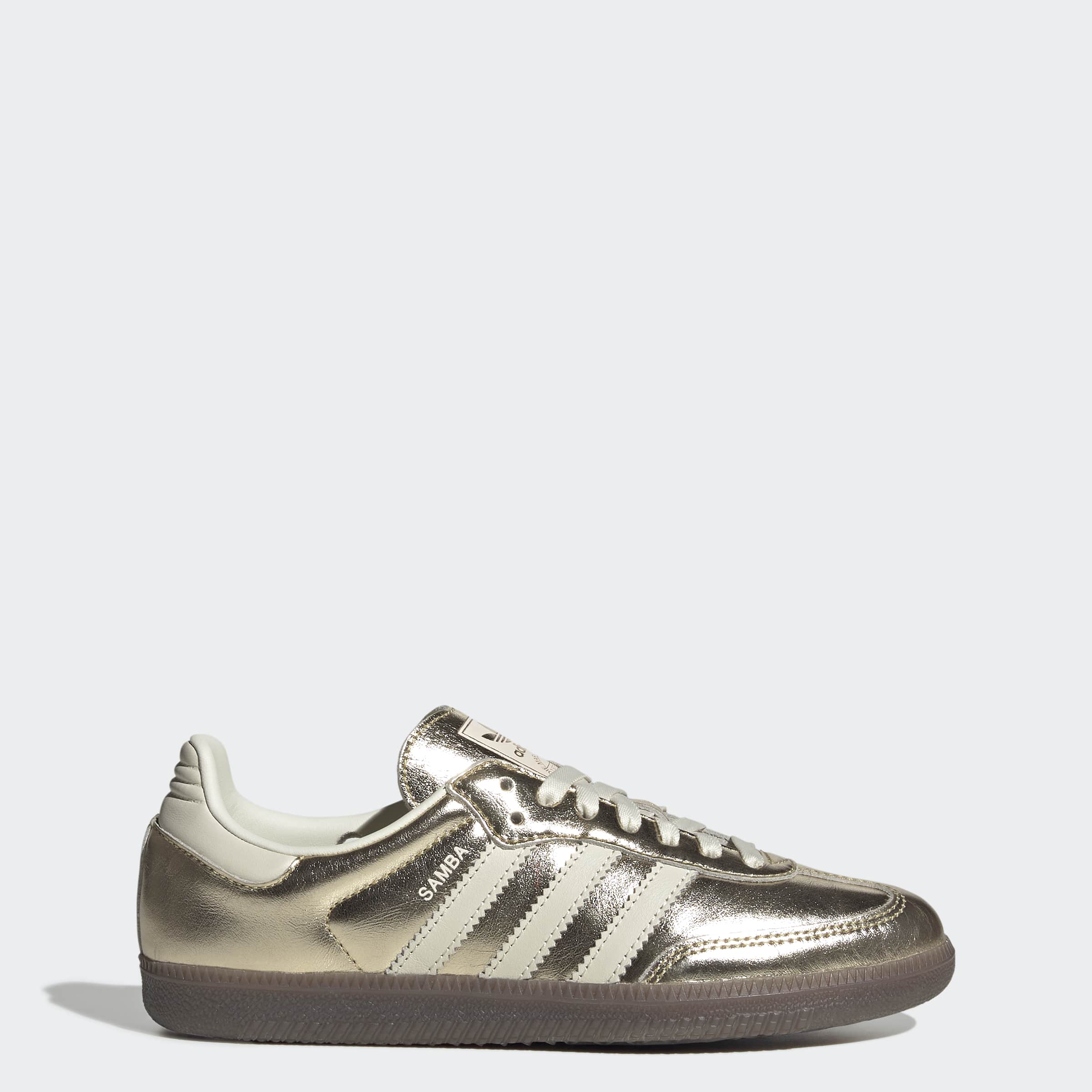 Women's adidas Originals Samba OG Shoes Gold Metallic