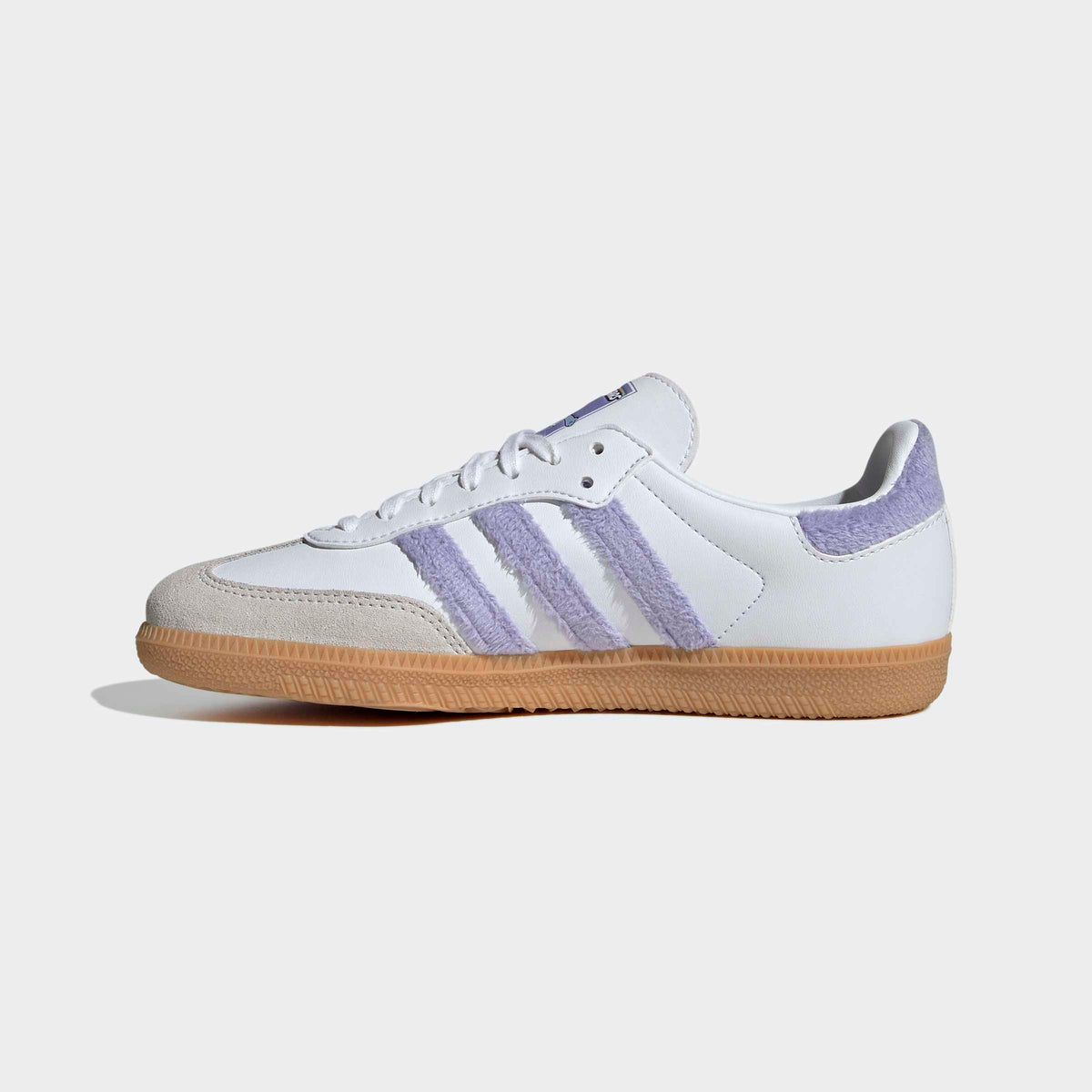 Big Kids adidas Originals X Care Bears Samba OG Shoes Light Purple KJ7688