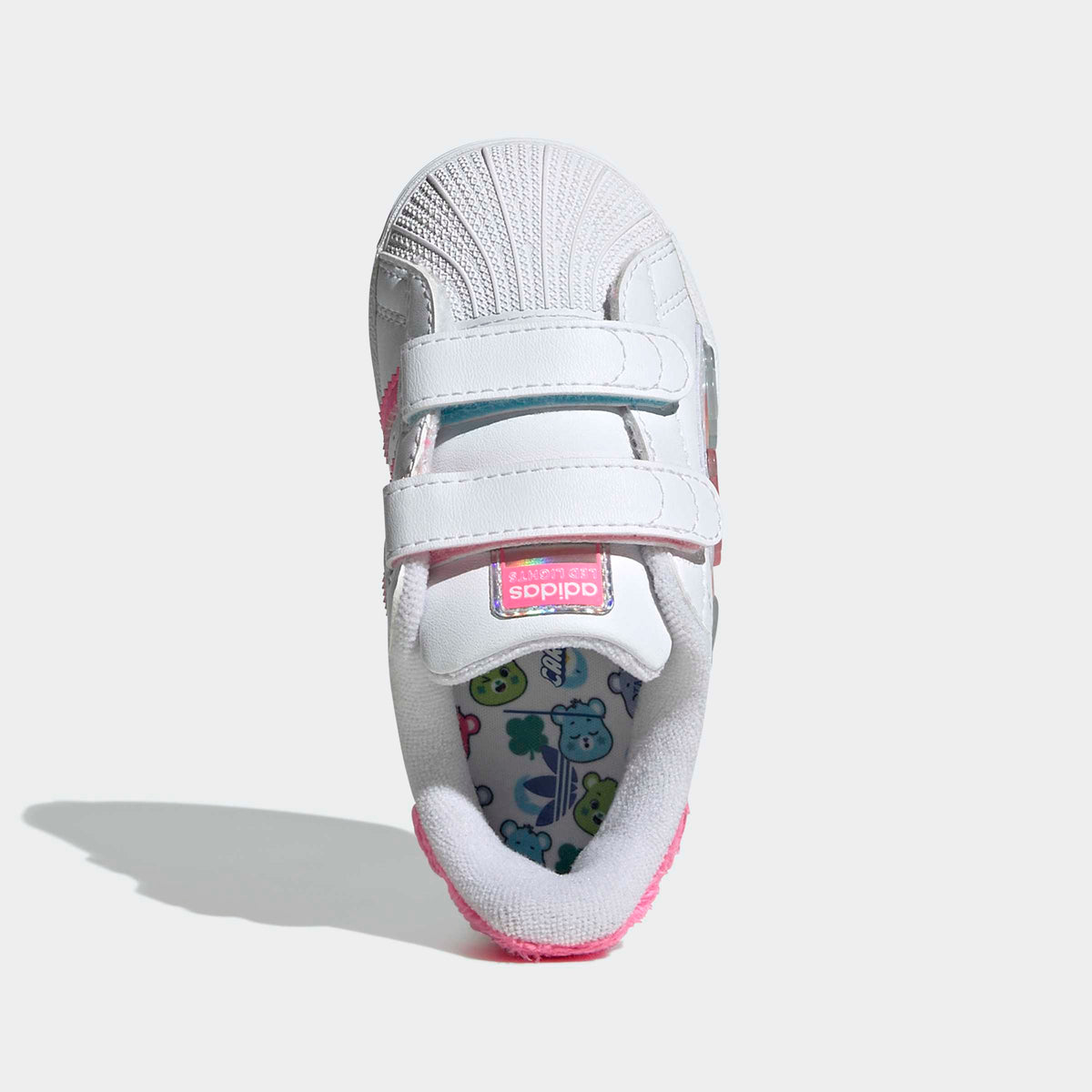 Toddlers adidas x Care Bears Superstar LED Lights Comfort Closure Shoes White