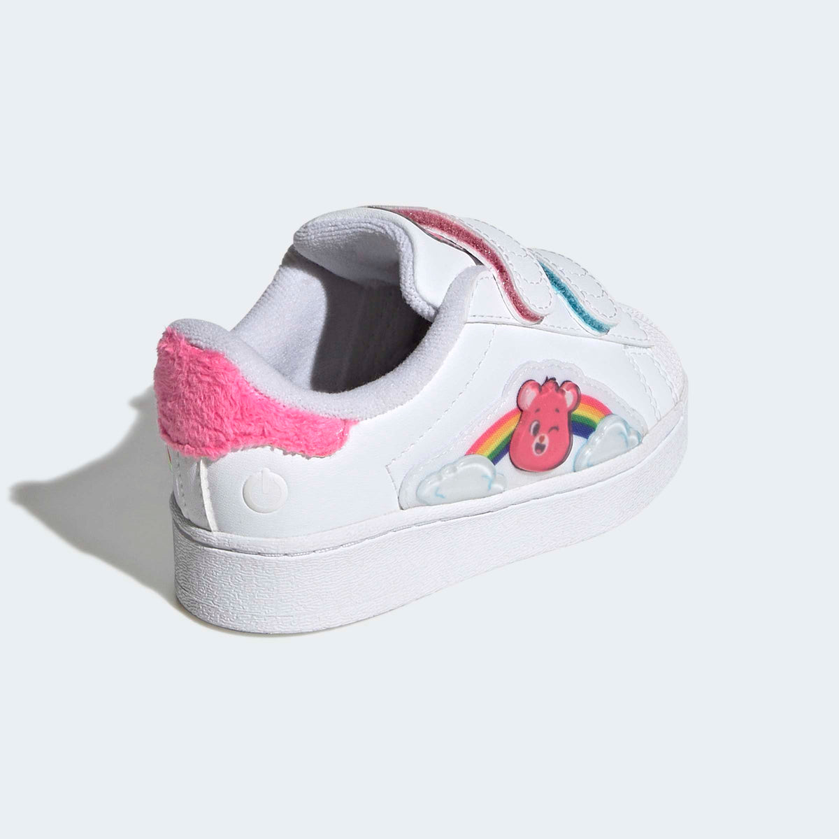 Toddlers adidas x Care Bears Superstar LED Lights Comfort Closure Shoes White