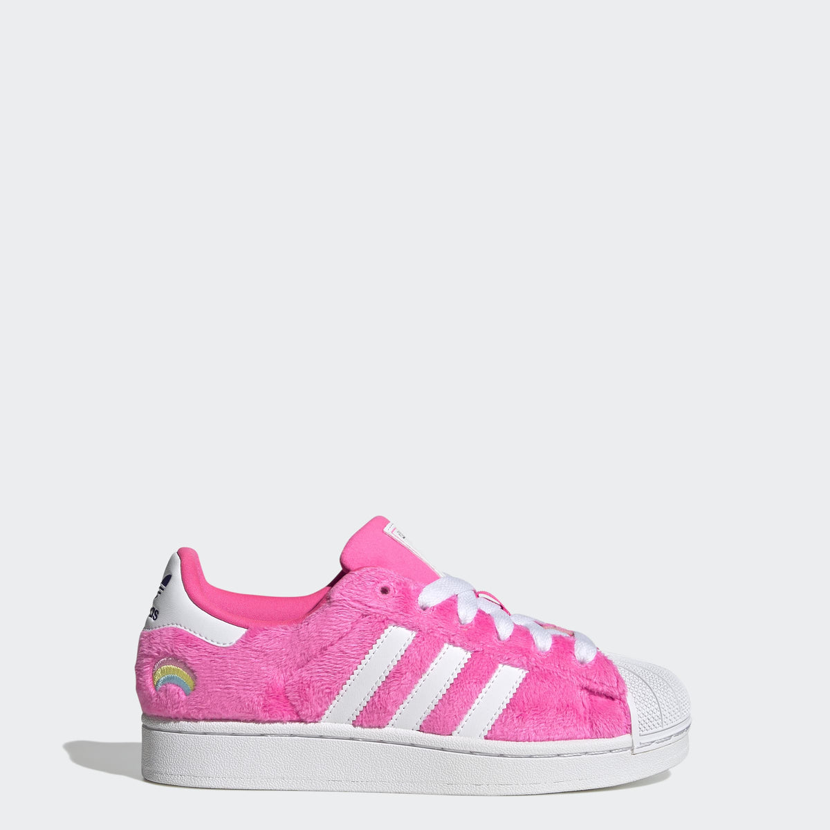 Big Kids adidas Originals X Care Bears Superstar II Shoes Lucid Pink