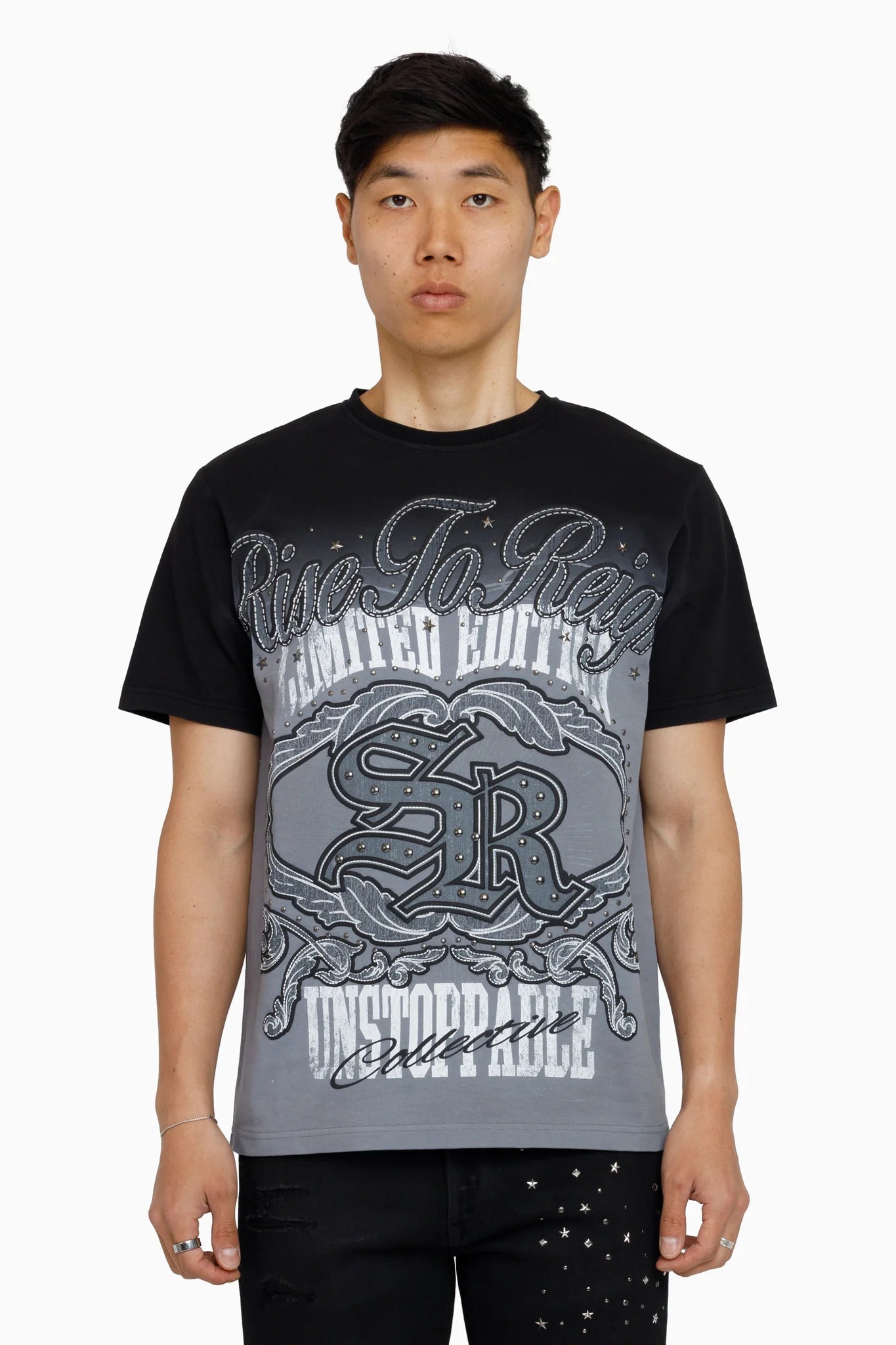 Men's Smoke Rise Rise To Reign Short Sleeve T-Shirt Black