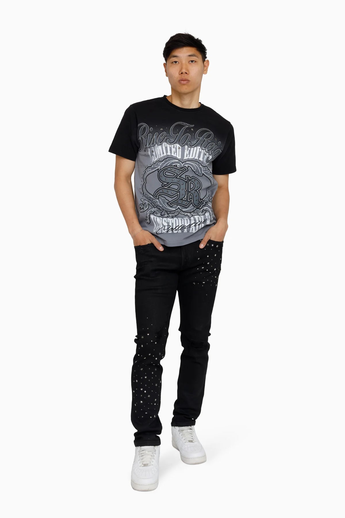 Men's Smoke Rise Rise To Reign Short Sleeve T-Shirt Black