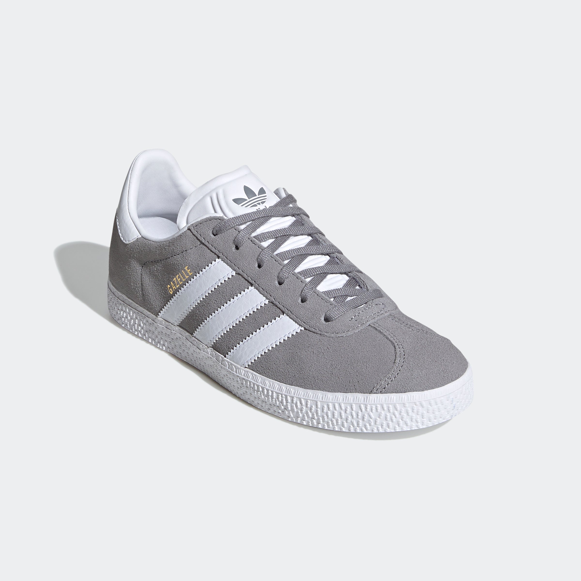 Kids adidas Originals Gazelle Shoes Grey Three