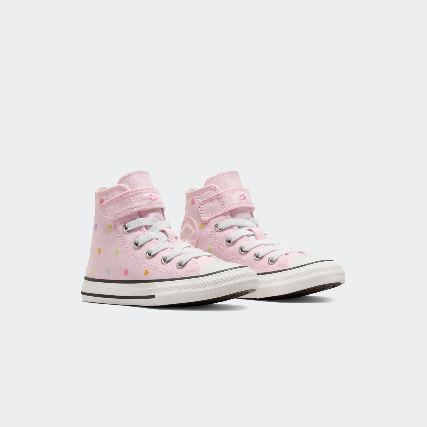 Little Kid Converse Chuck Taylor All Star Embroidered Polka Dots Easy On Shoes