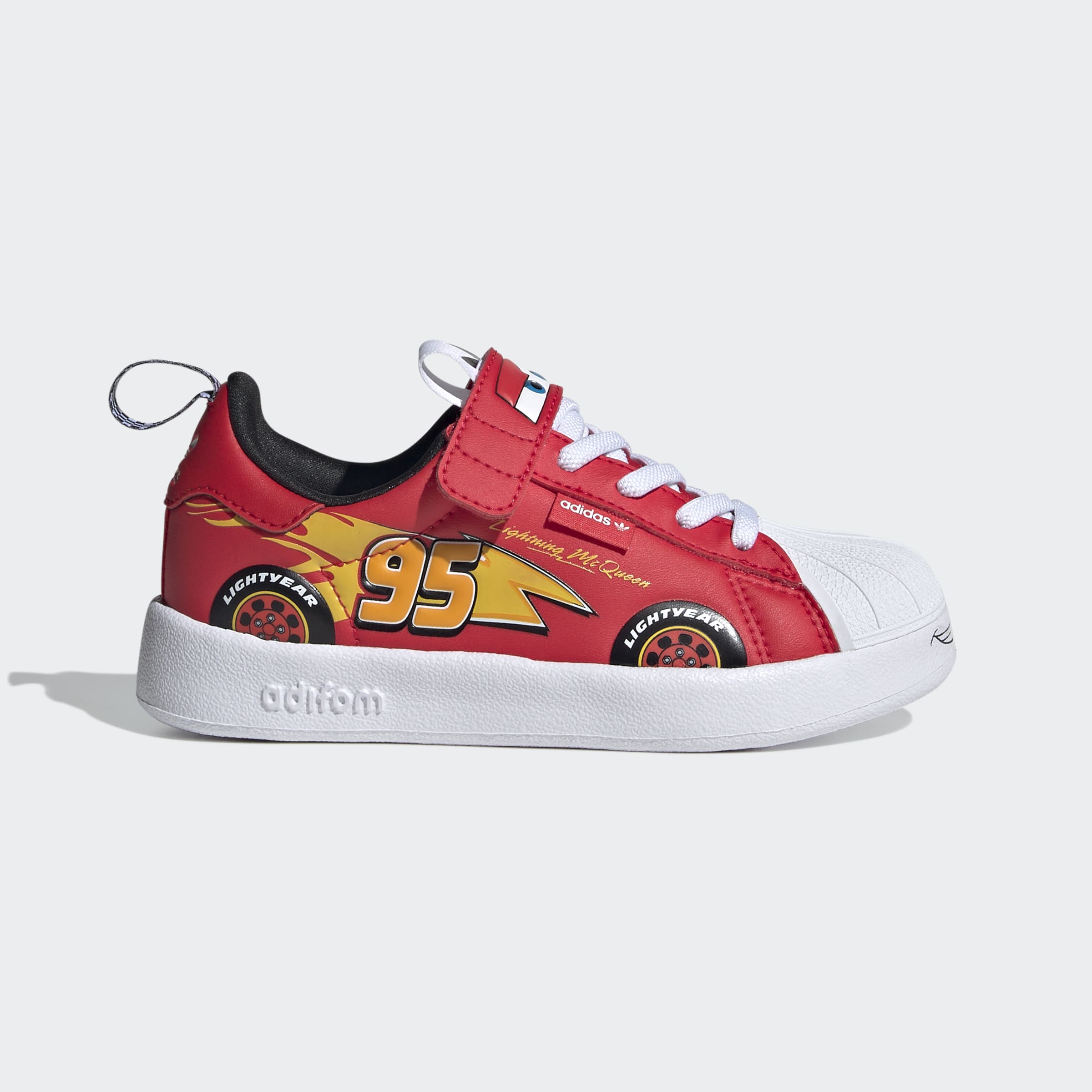 Little Kids adidas Originals Pixar Cars Adifom Superstar 360 Shoes Pure Ruby
