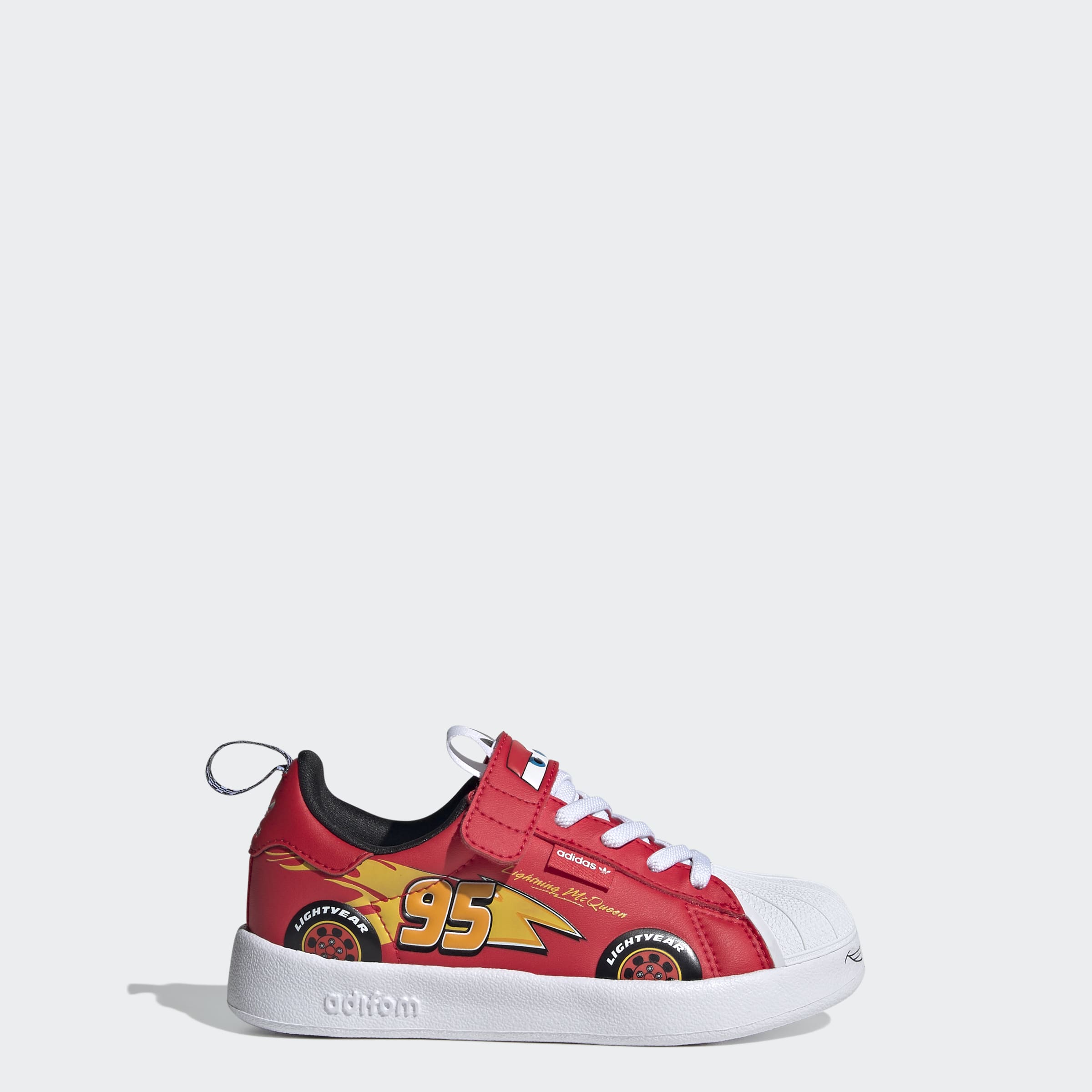 Little Kids adidas Originals Pixar Cars Adifom Superstar 360 Shoes Pure Ruby