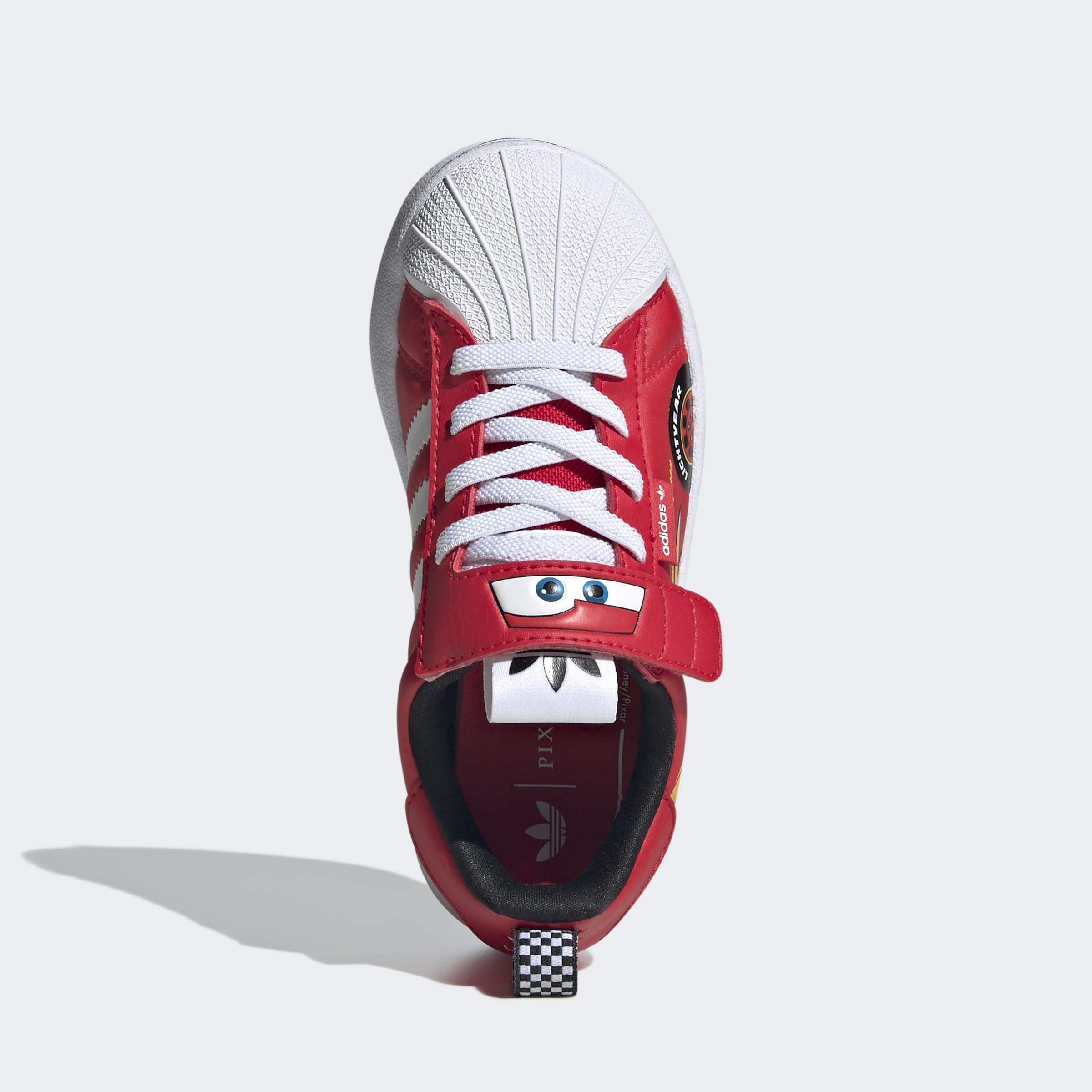 Little Kids adidas Originals Pixar Cars Adifom Superstar 360 Shoes Pure Ruby