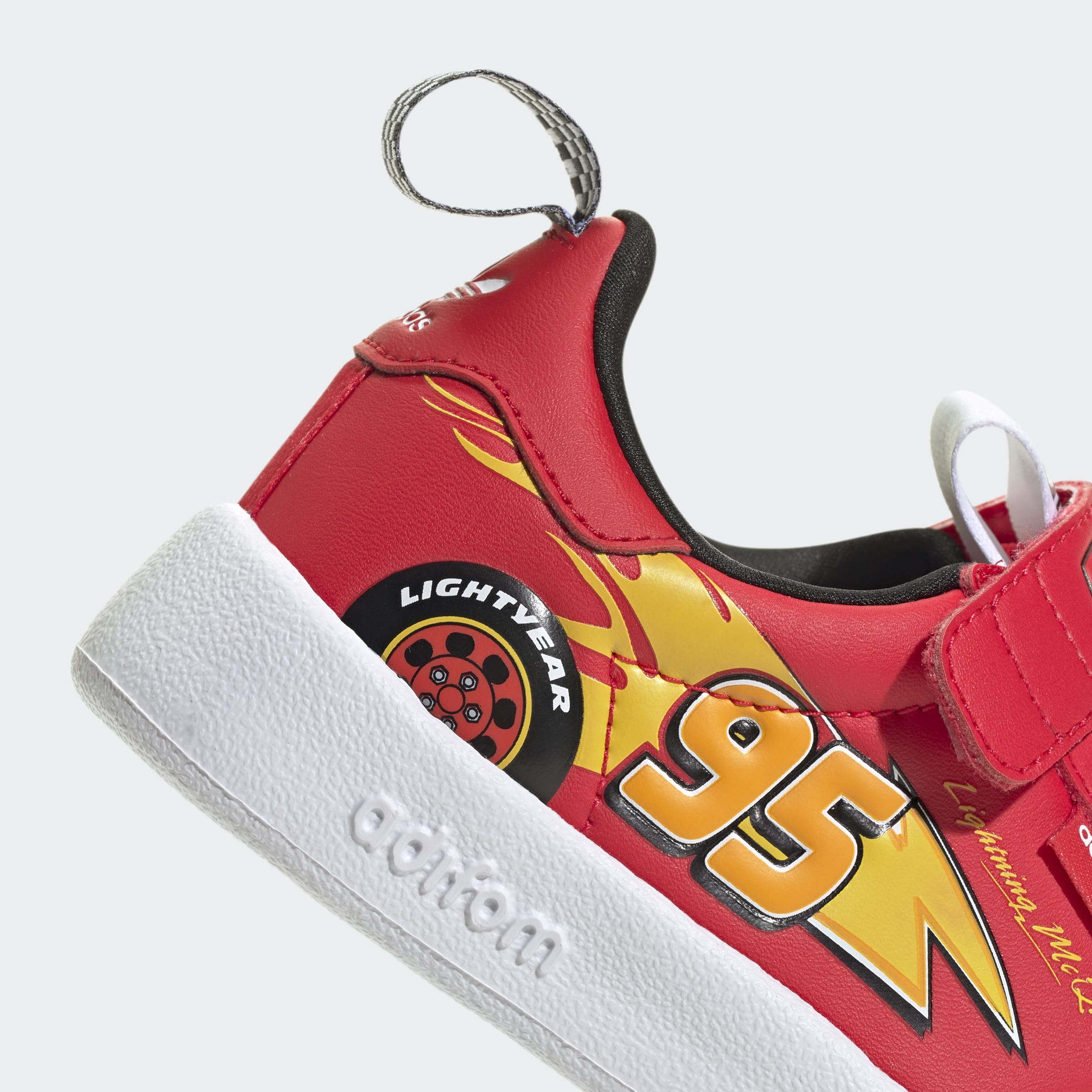 Little Kids adidas Originals Pixar Cars Adifom Superstar 360 Shoes Pure Ruby