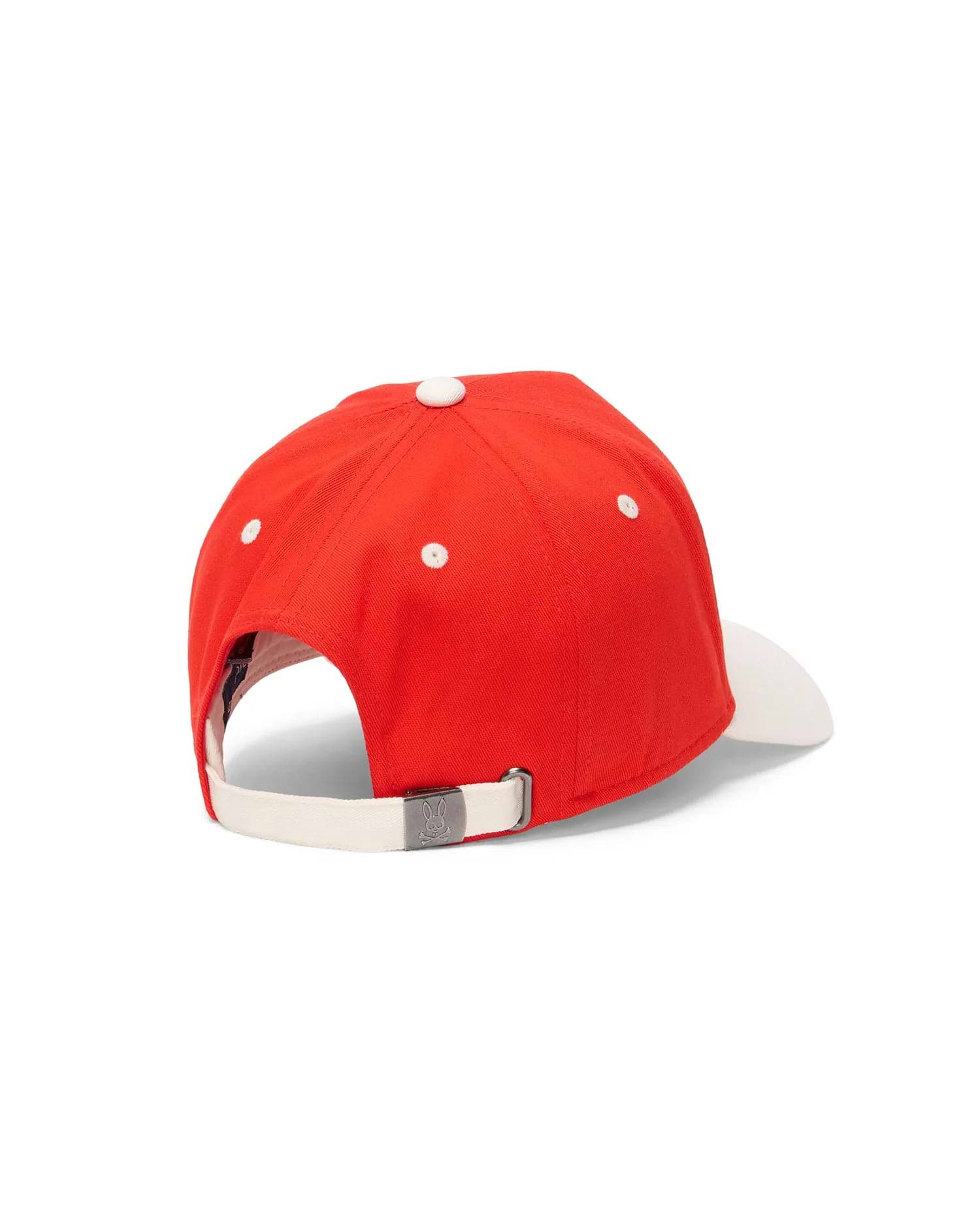 Men's Psycho Bunny Sable A-Frame Trucker Cap Fiery Red