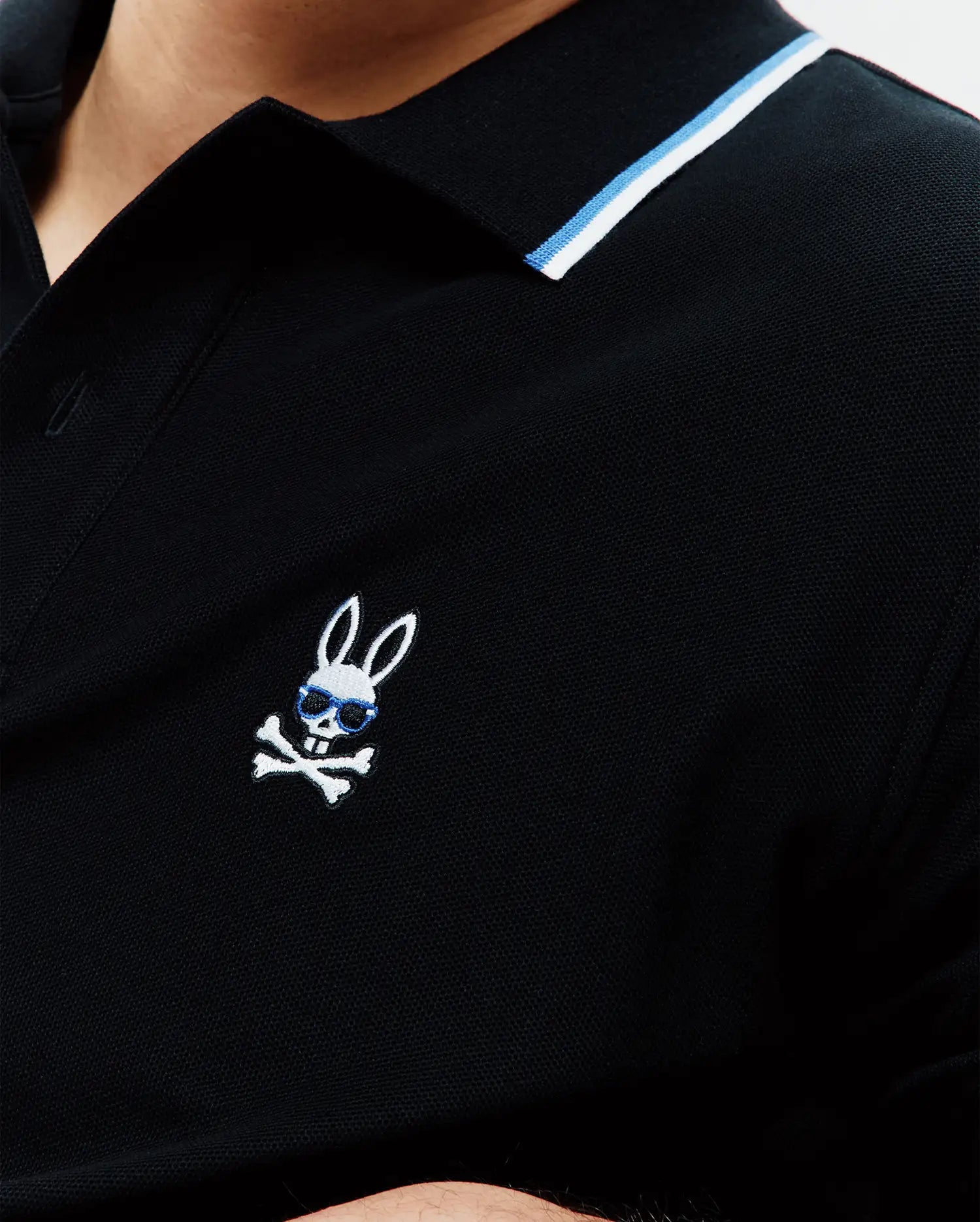 Men's Psycho Bunny Sunny Pique Polo Black