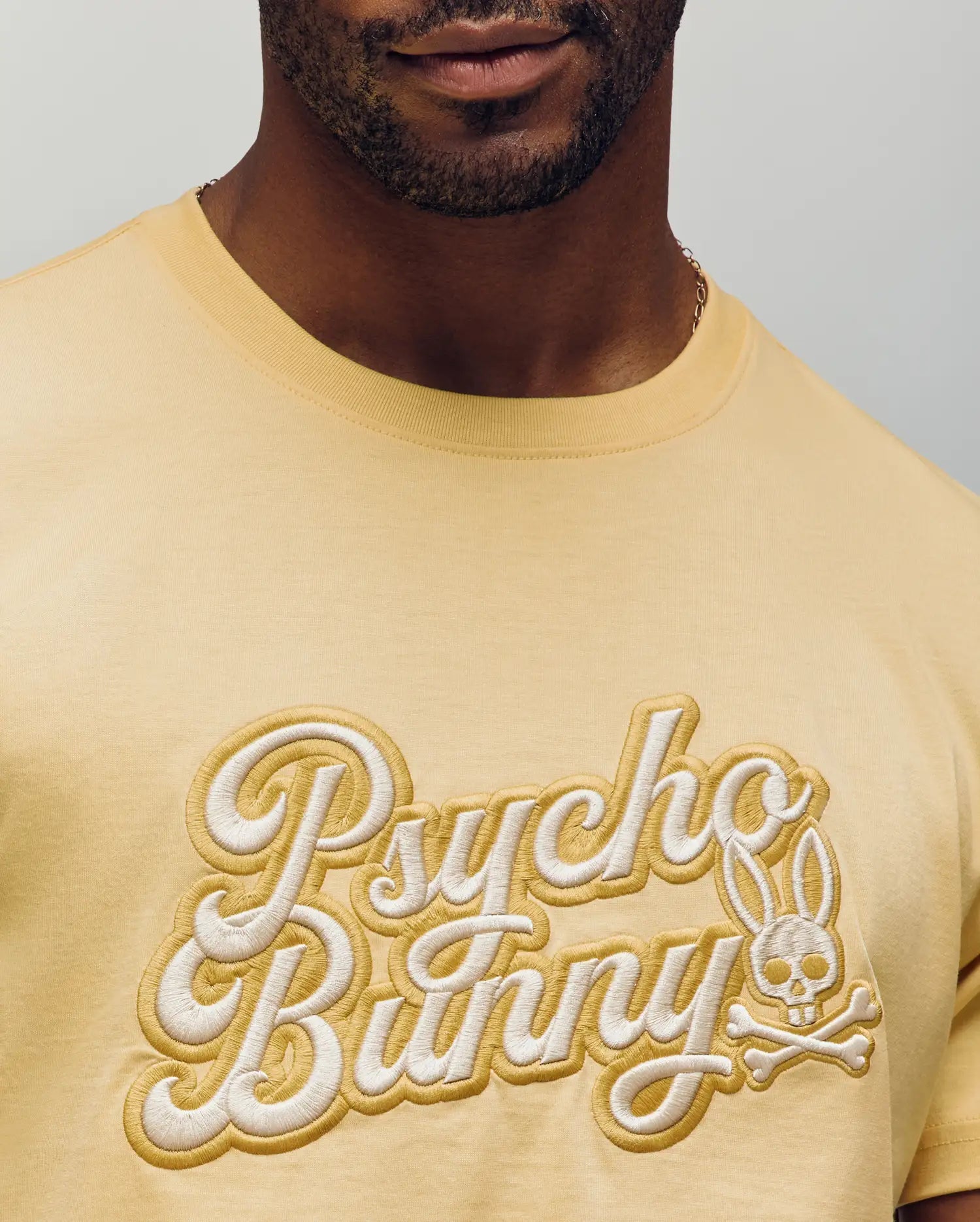 Men's Psycho Bunny Elias Graphic Tee Sahara Sun