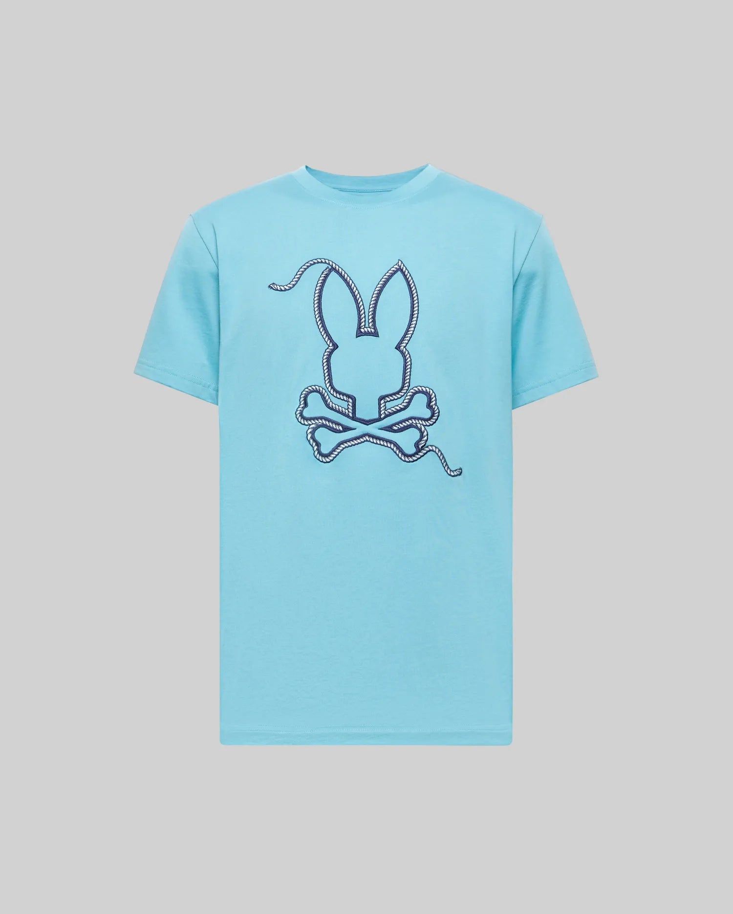 Men's Psycho Bunny Cyrus Graphic Tee Milky Blue