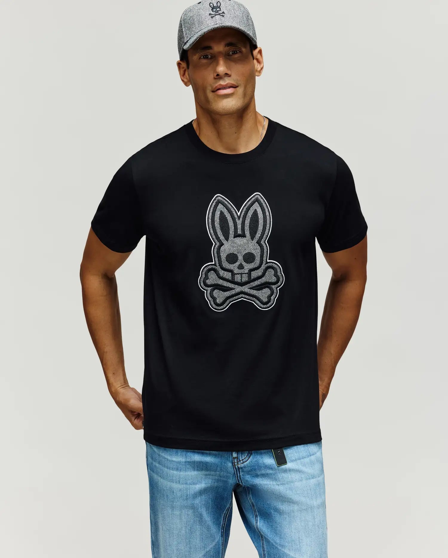 Men's Psycho Bunny Marlo Graphic Tee Black