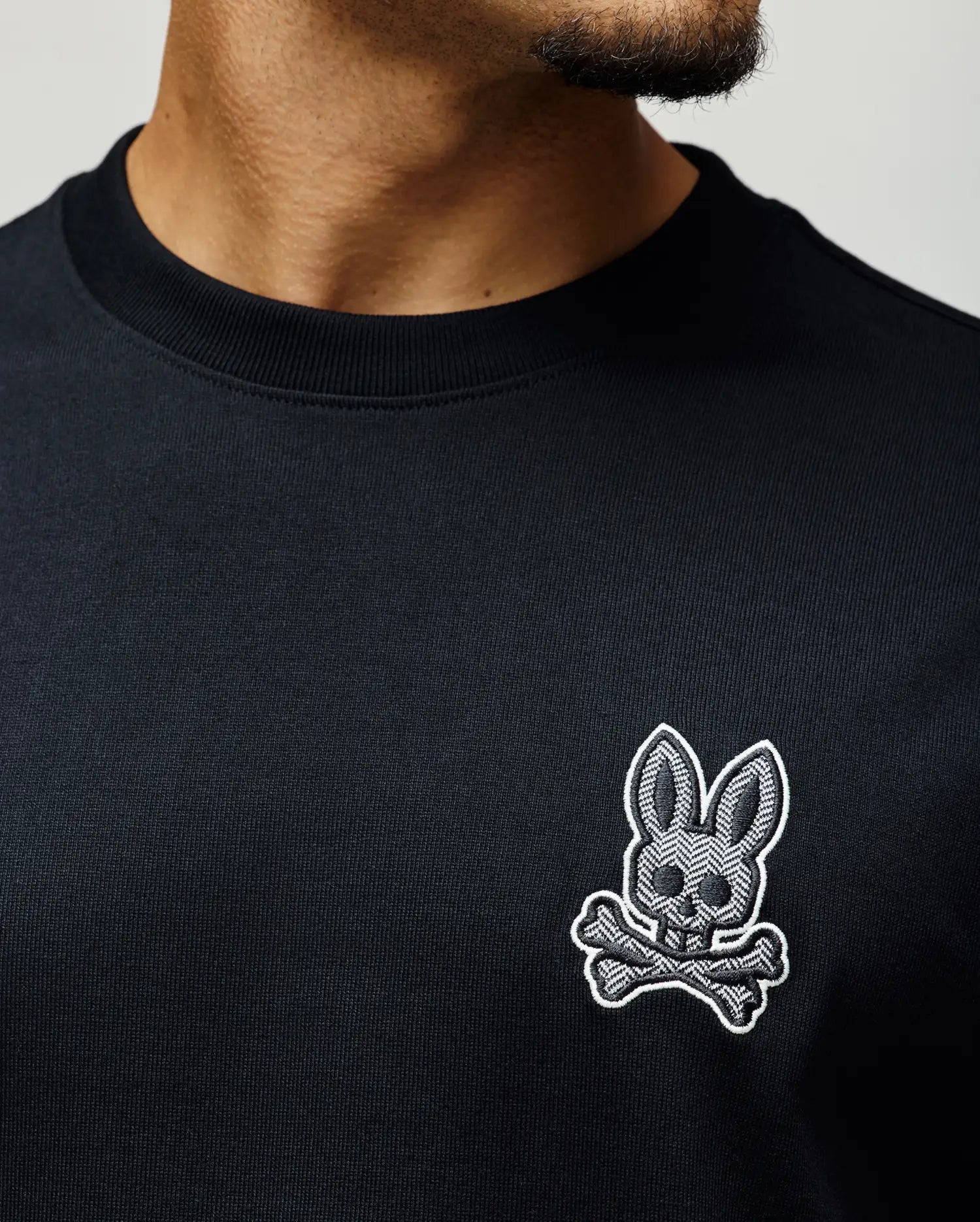 Men's Psycho Bunny Marlo Oversized Tee Black