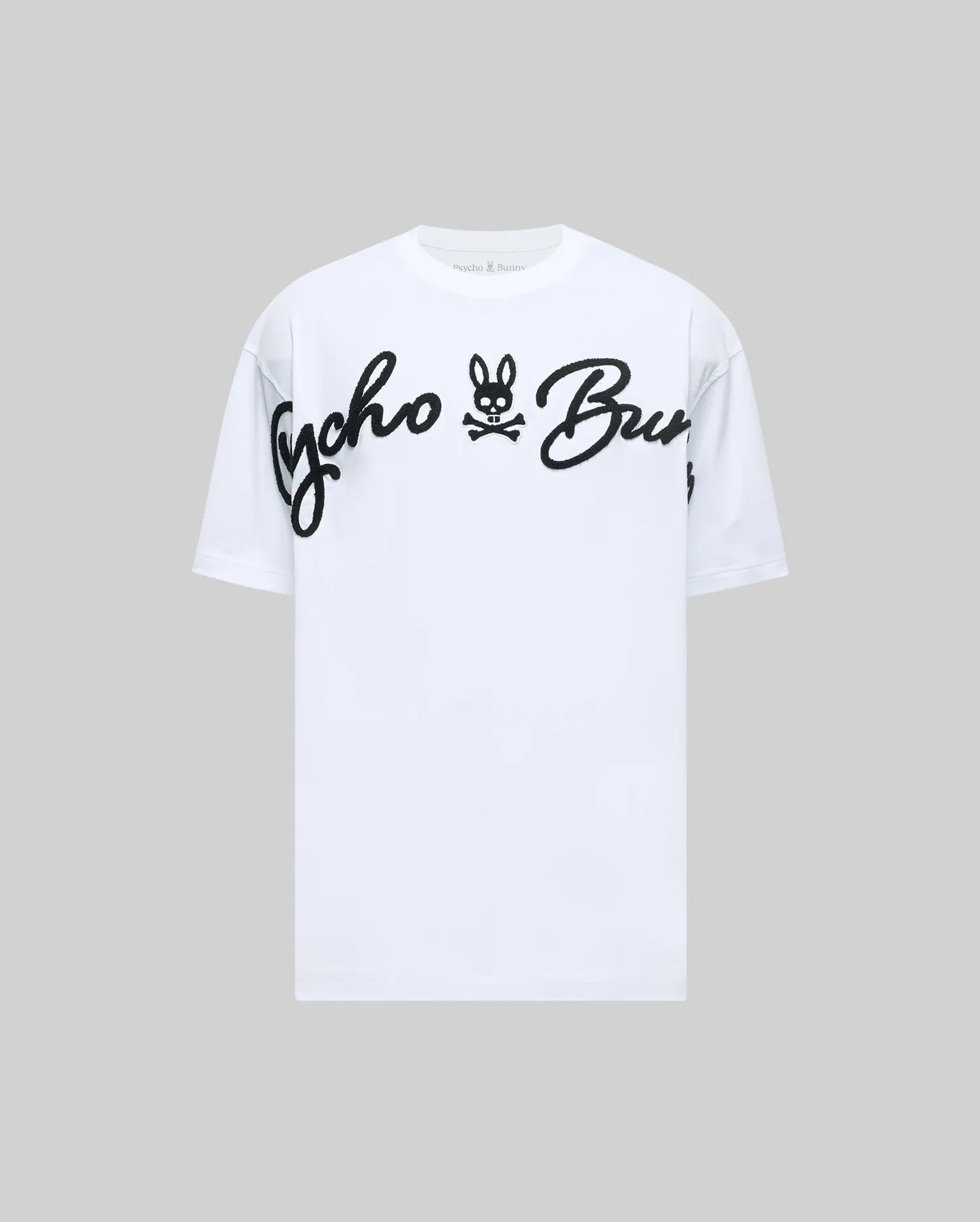 Men's Psycho Bunny Tate Oversized Graphic Tee White