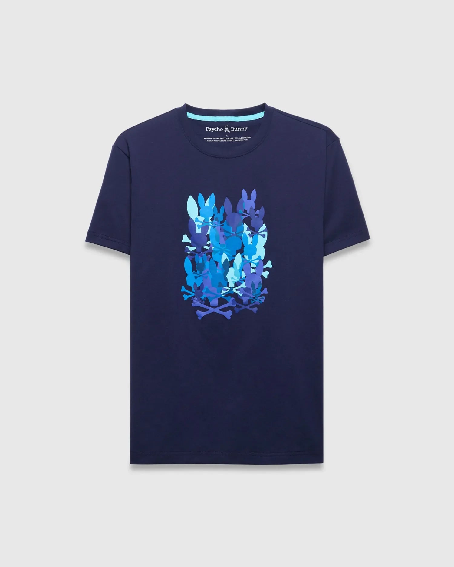 Men's Psycho Bunny Tanner Graphic Tee Evening Blue