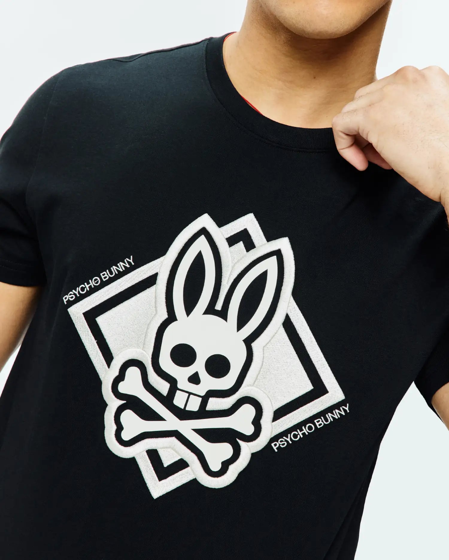 Men's Psycho Bunny Tobias Graphic Tee Black