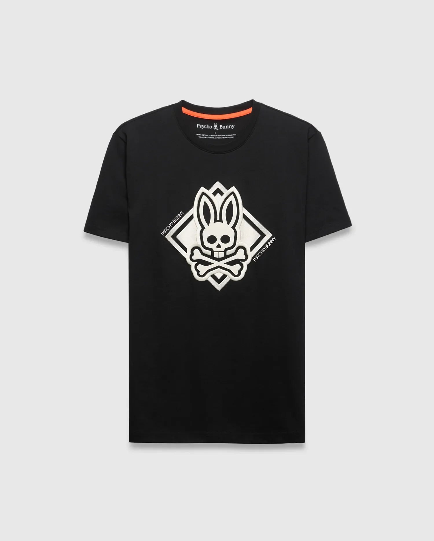 Men's Psycho Bunny Tobias Graphic Tee Black