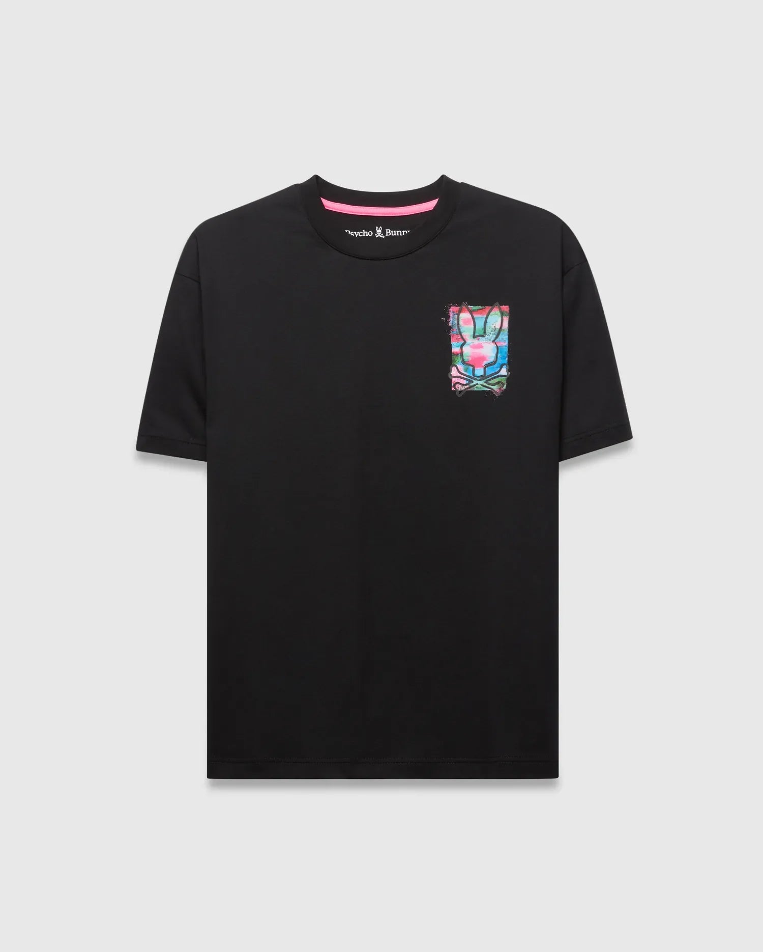 Men's Psycho Bunny Issac Oversized Tee Black