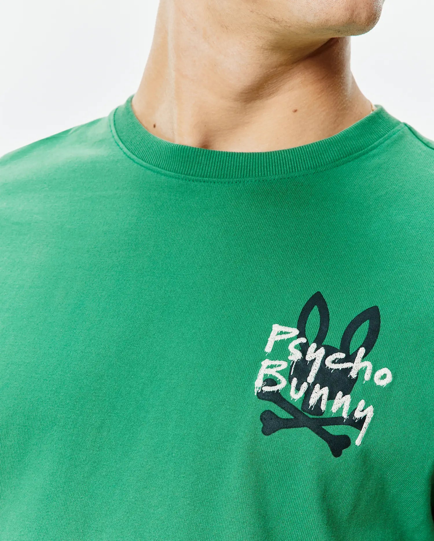 Men's Psycho Bunny Duncan Oversized Tee Leprechaun
